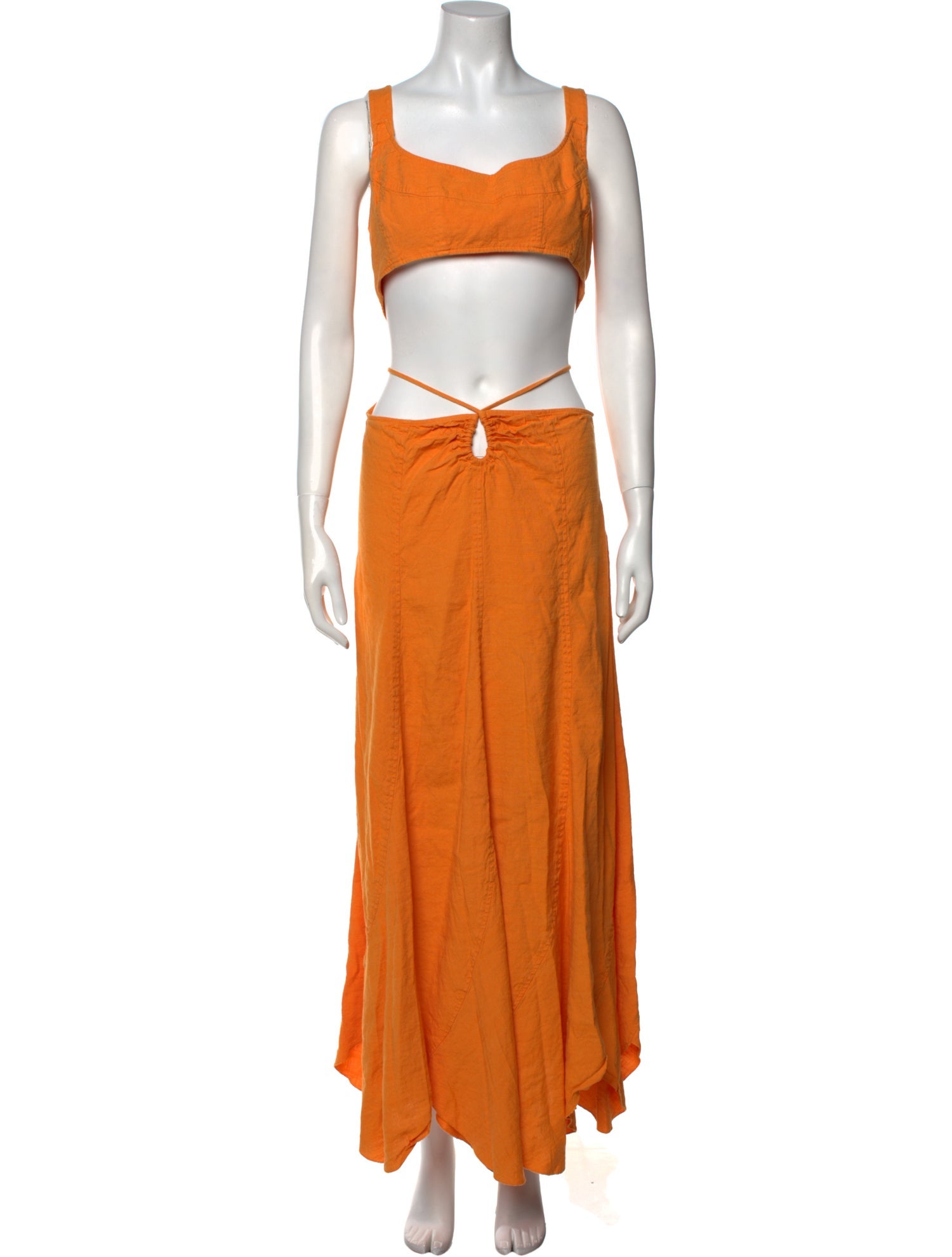 Cult Gaia Square Neckline Long Dress