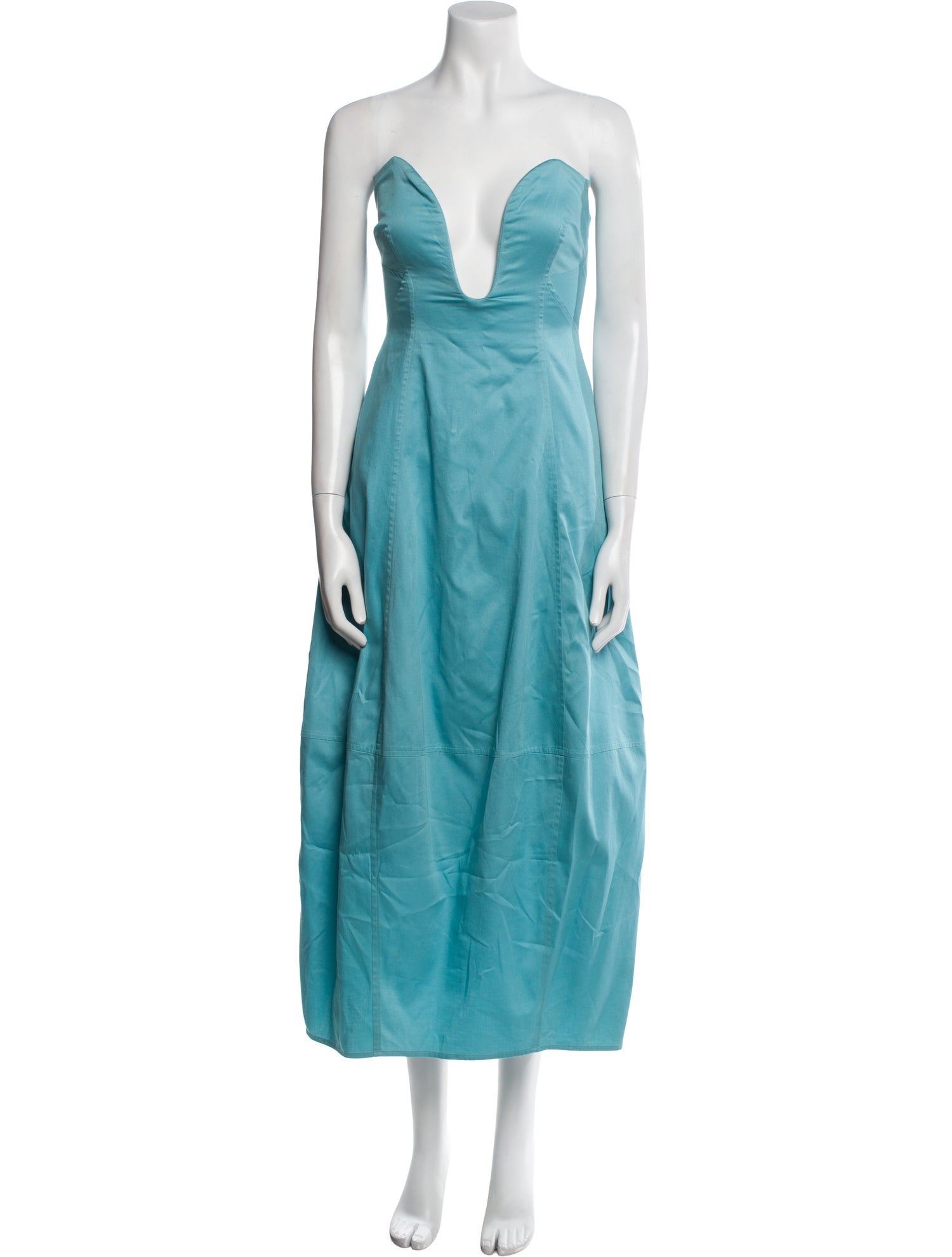 Cult Gaia Strapless Midi Length Dress