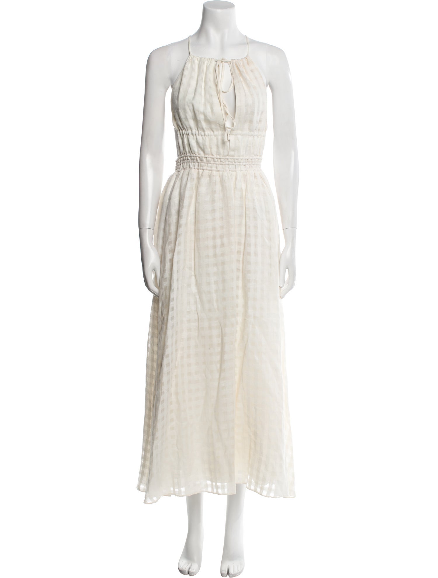 Cult Gaia Linen Long Dress