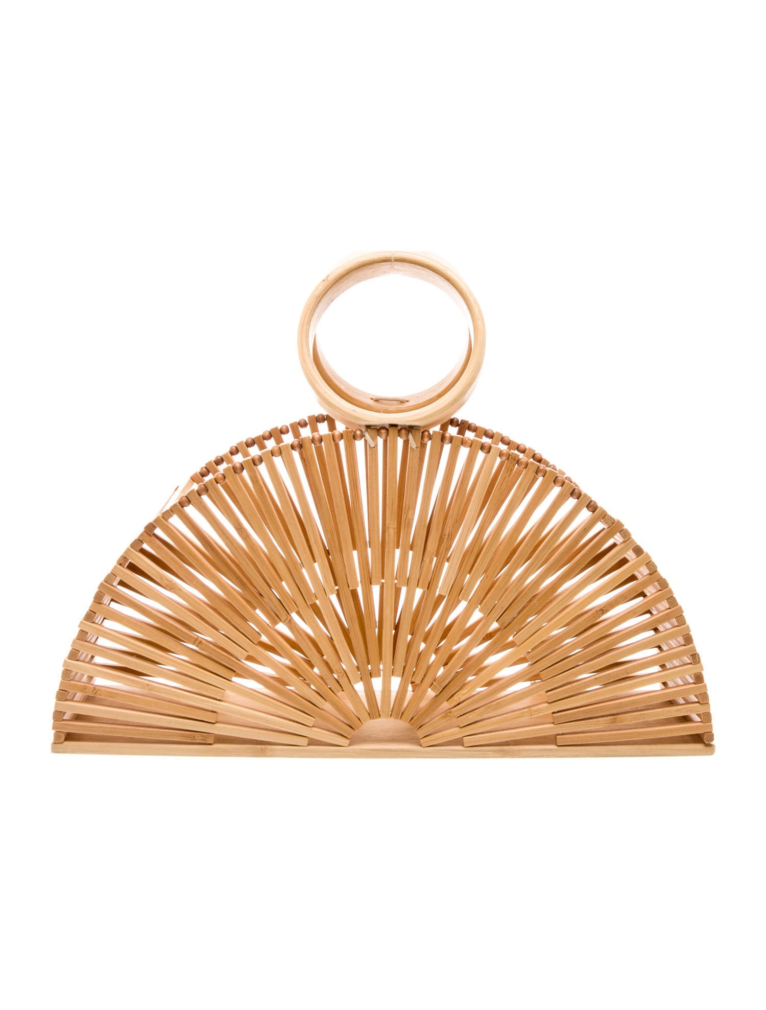 Cult Gaia Wicker Top Handle Bag