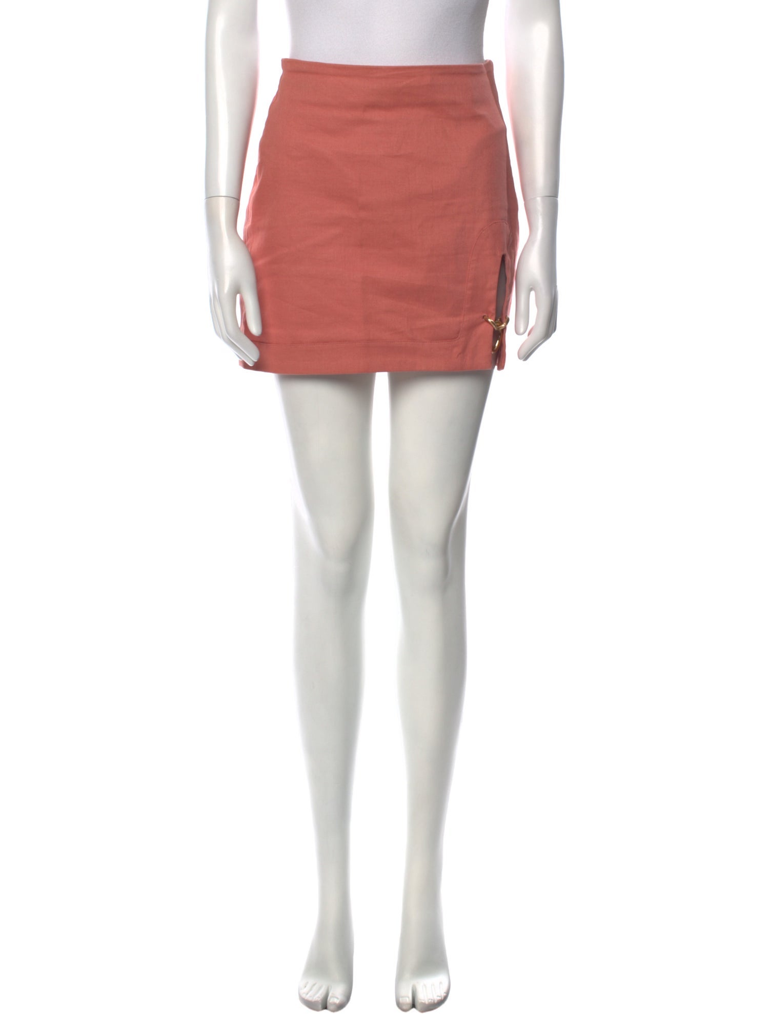 Cult Gaia Chain-Link Accents Mini Skirt