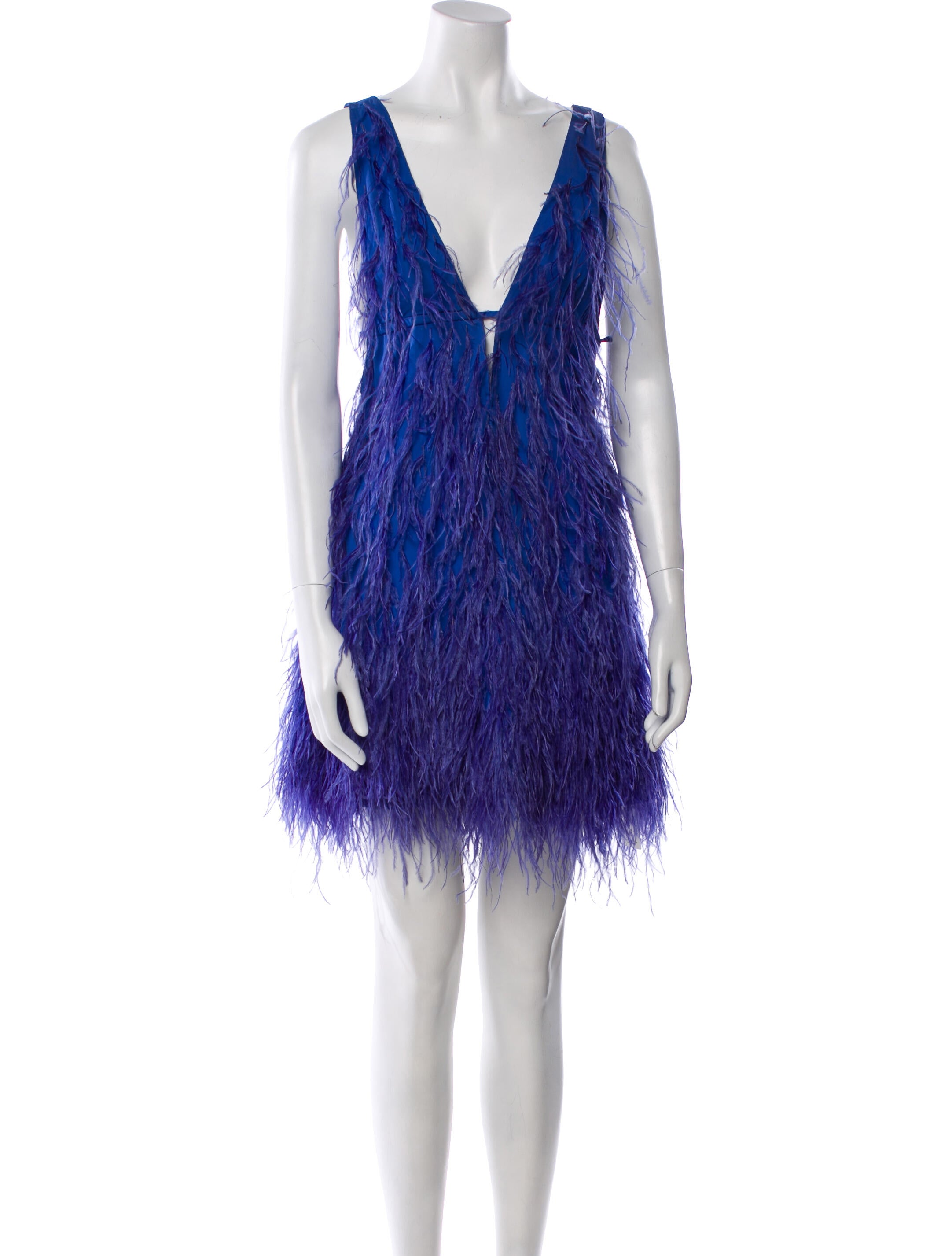 Cult Gaia V-Neck Mini Dress