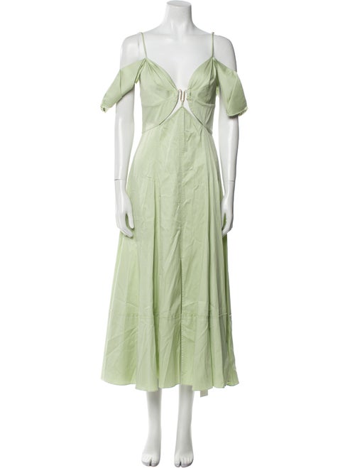 Cult Gaia V-Neck Long Dress