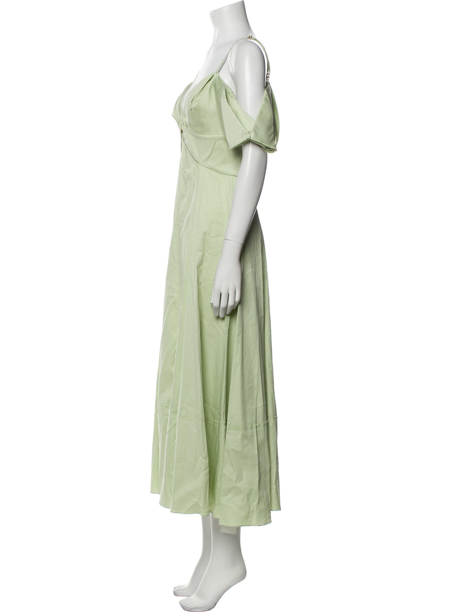 Cult Gaia V-Neck Long Dress