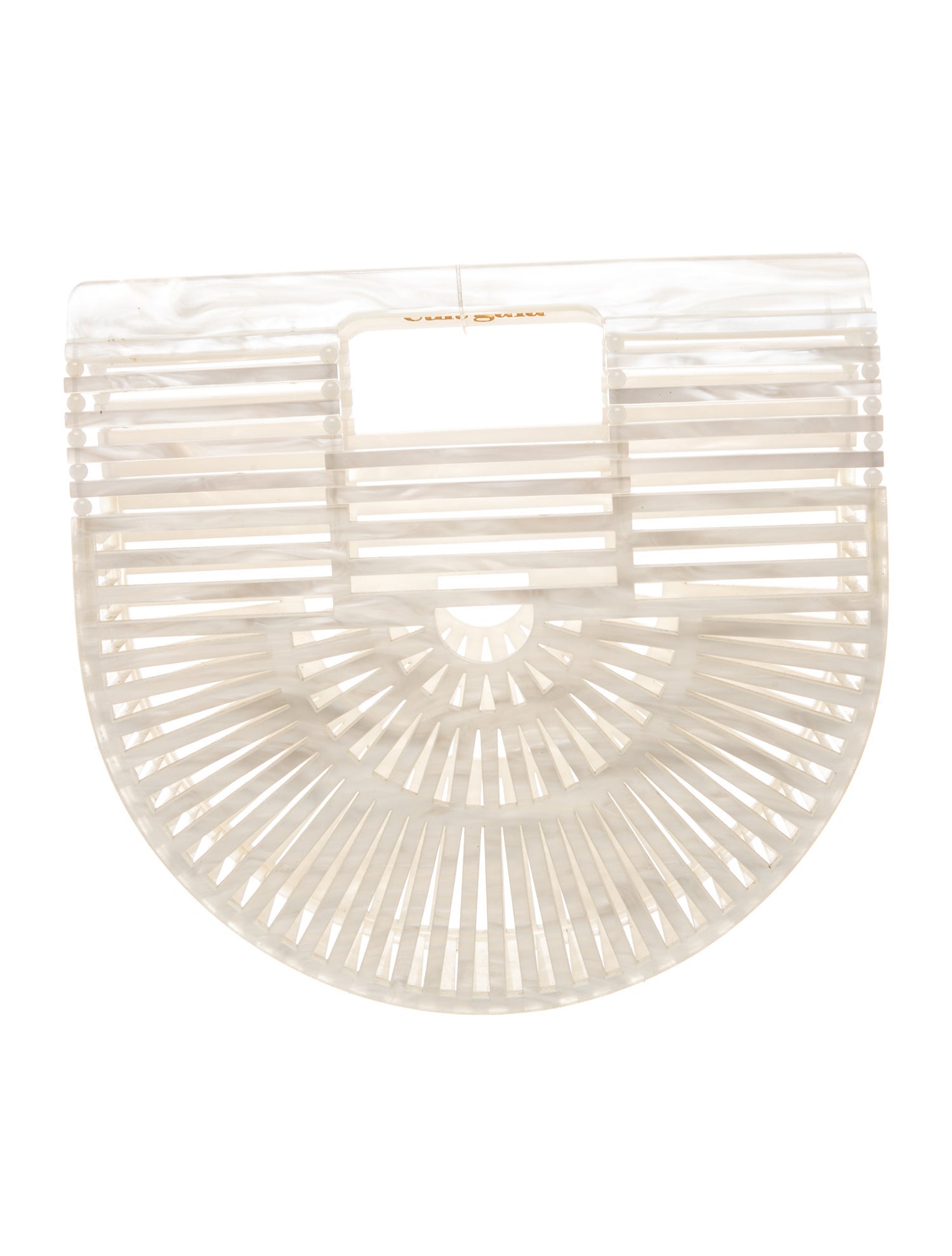 Cult Gaia Acrylic Top Handle Bag