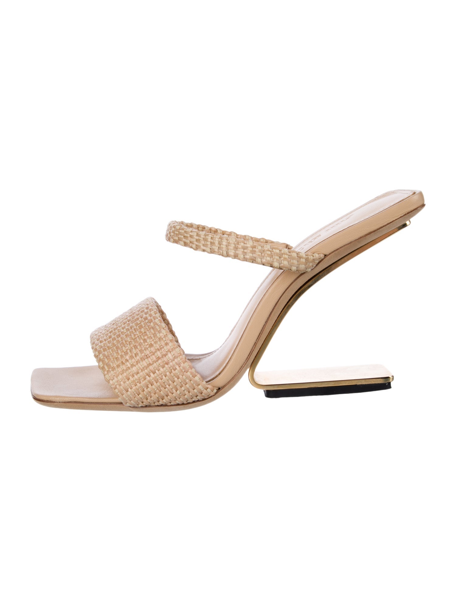 Cult Gaia Leather Slides