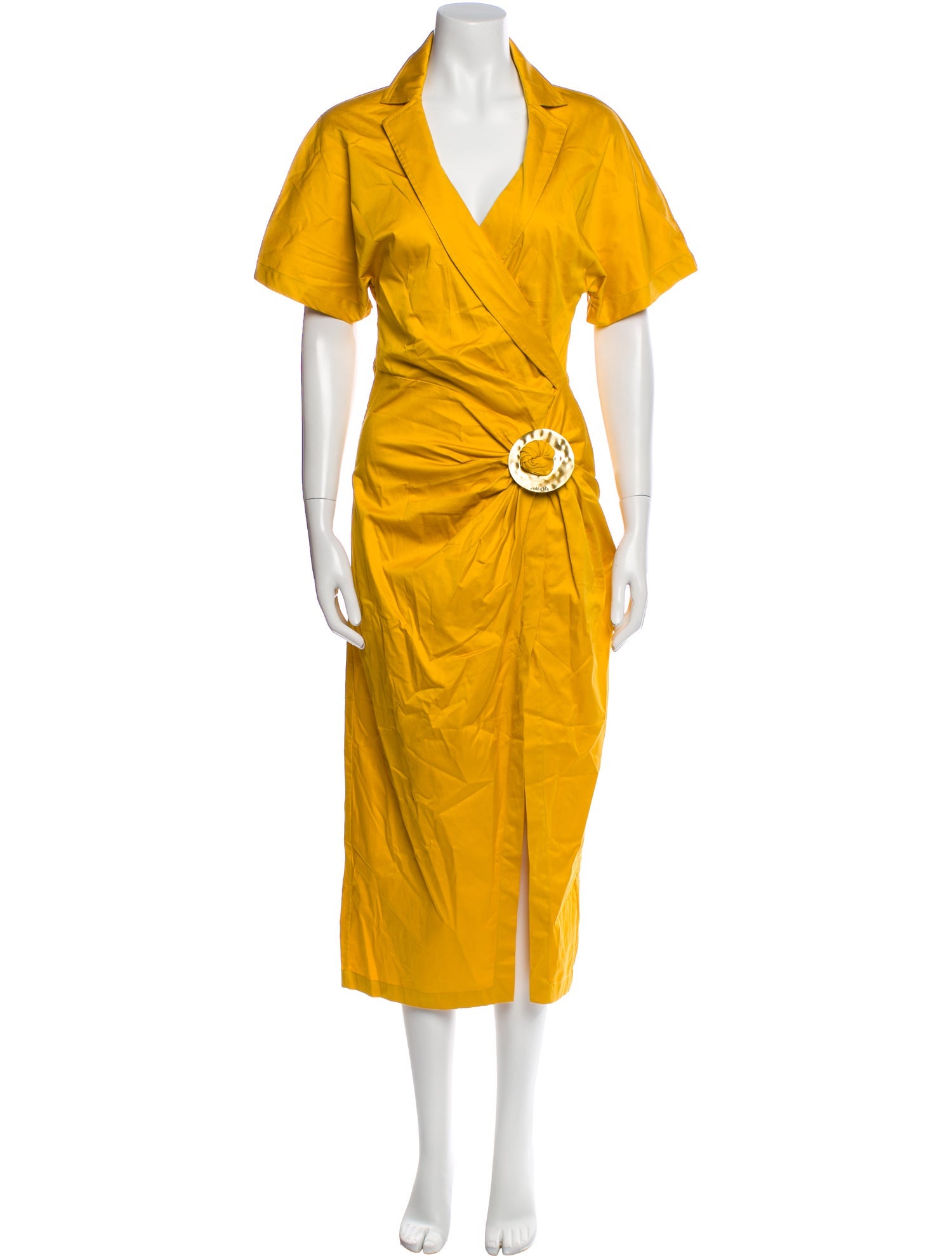 Cult Gaia V-Neck Long Dress