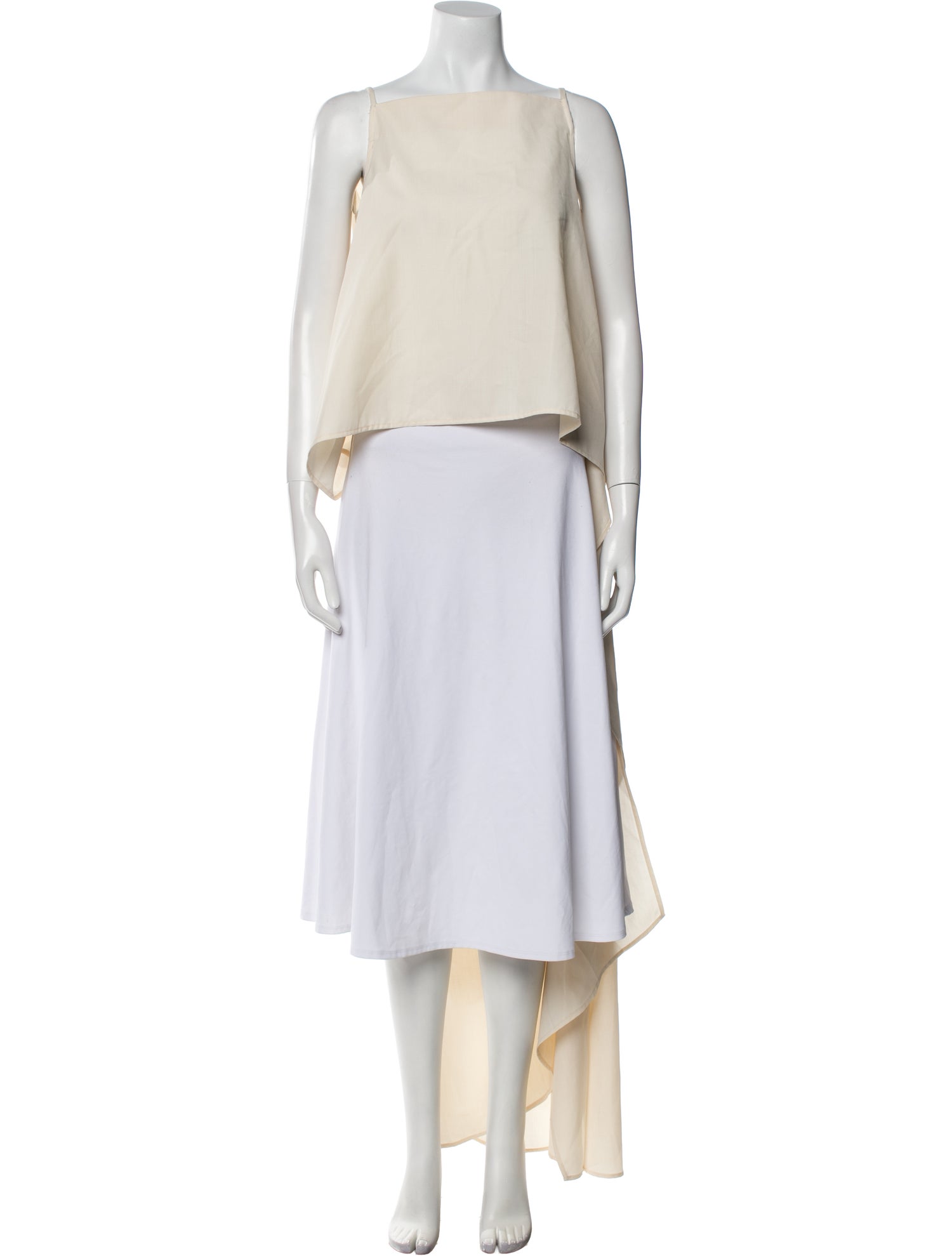 Cult Gaia Wool Square Neckline Tunic