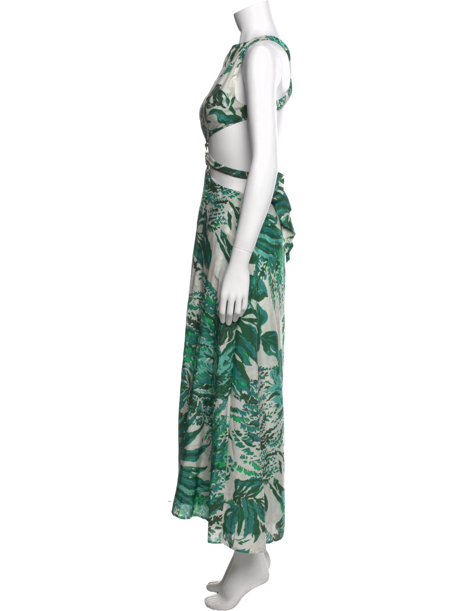 Cult Gaia Silk Long Dress