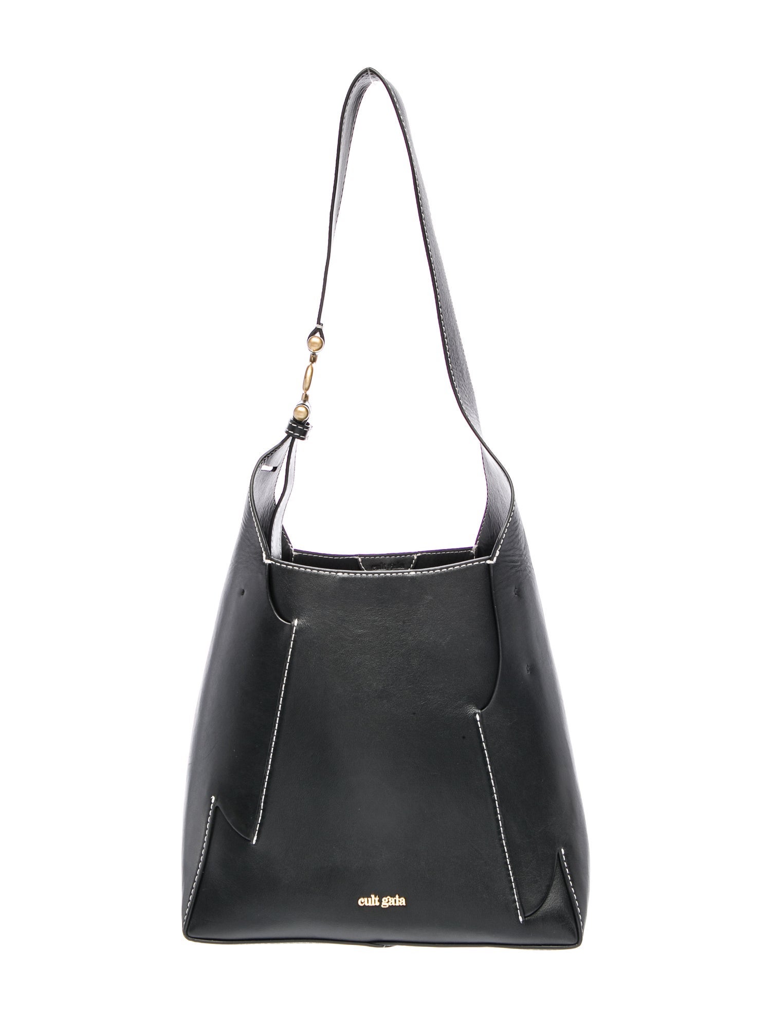 Cult Gaia Leather Bucket Bag