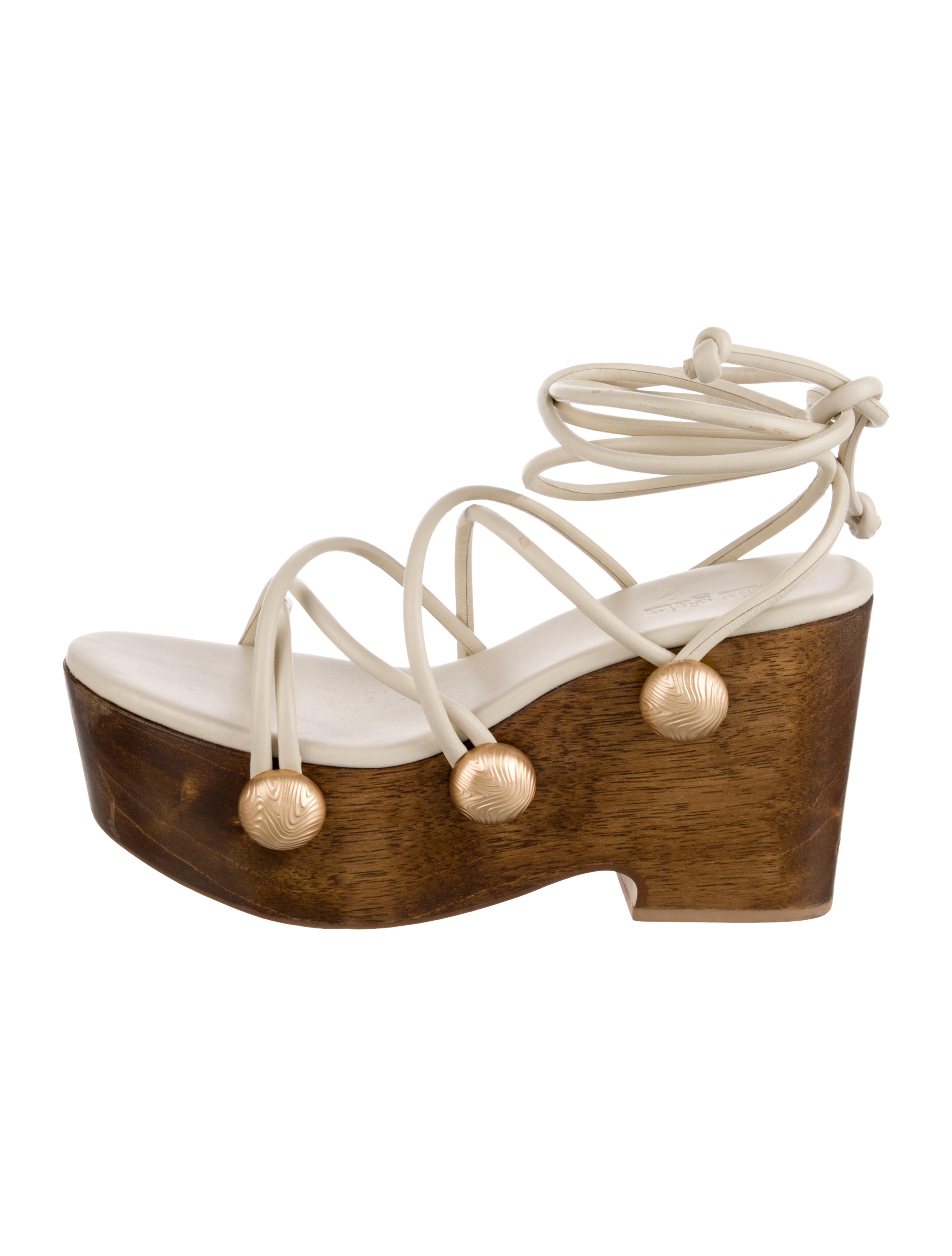 Cult Gaia Terra Leather Gladiator Sandals