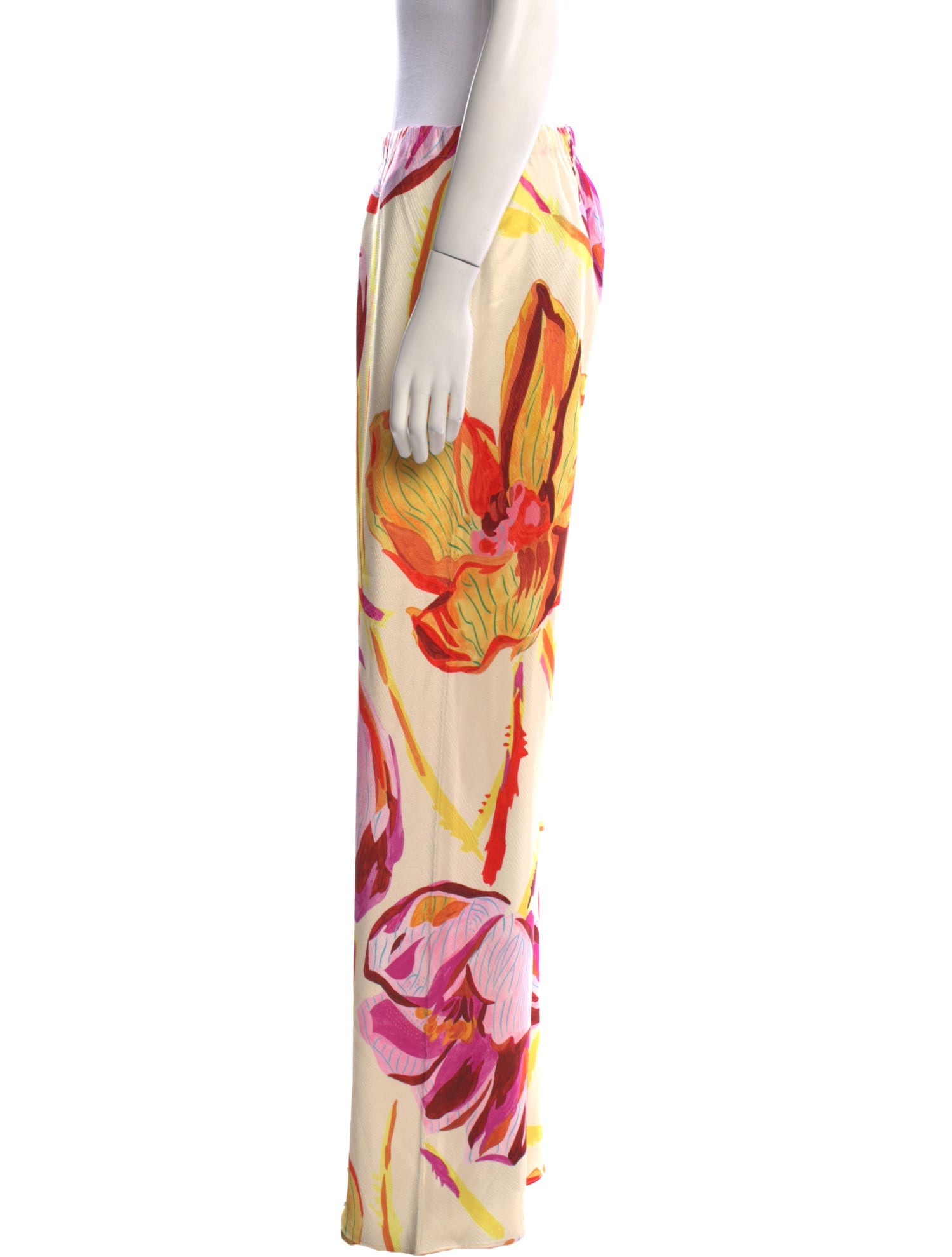 Cult Gaia Floral Print Wide Leg Pants w/ Tags