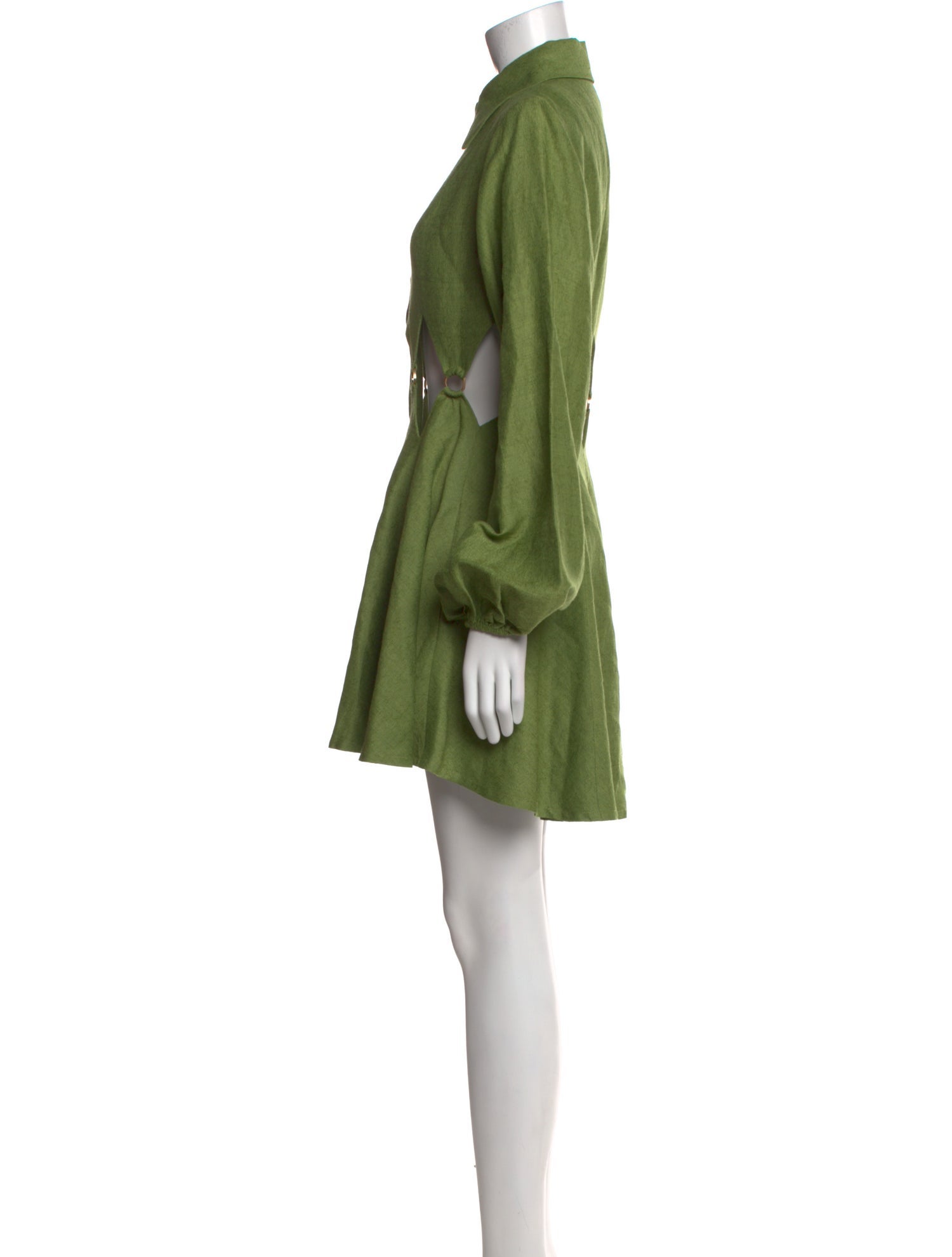 Cult Gaia Linen Mini Dress