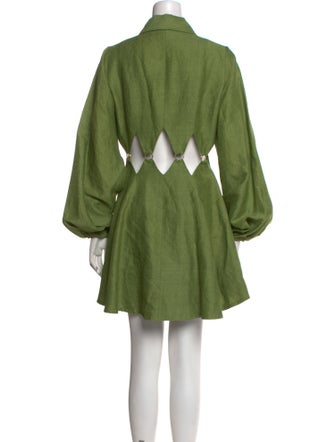 Cult Gaia Linen Mini Dress
