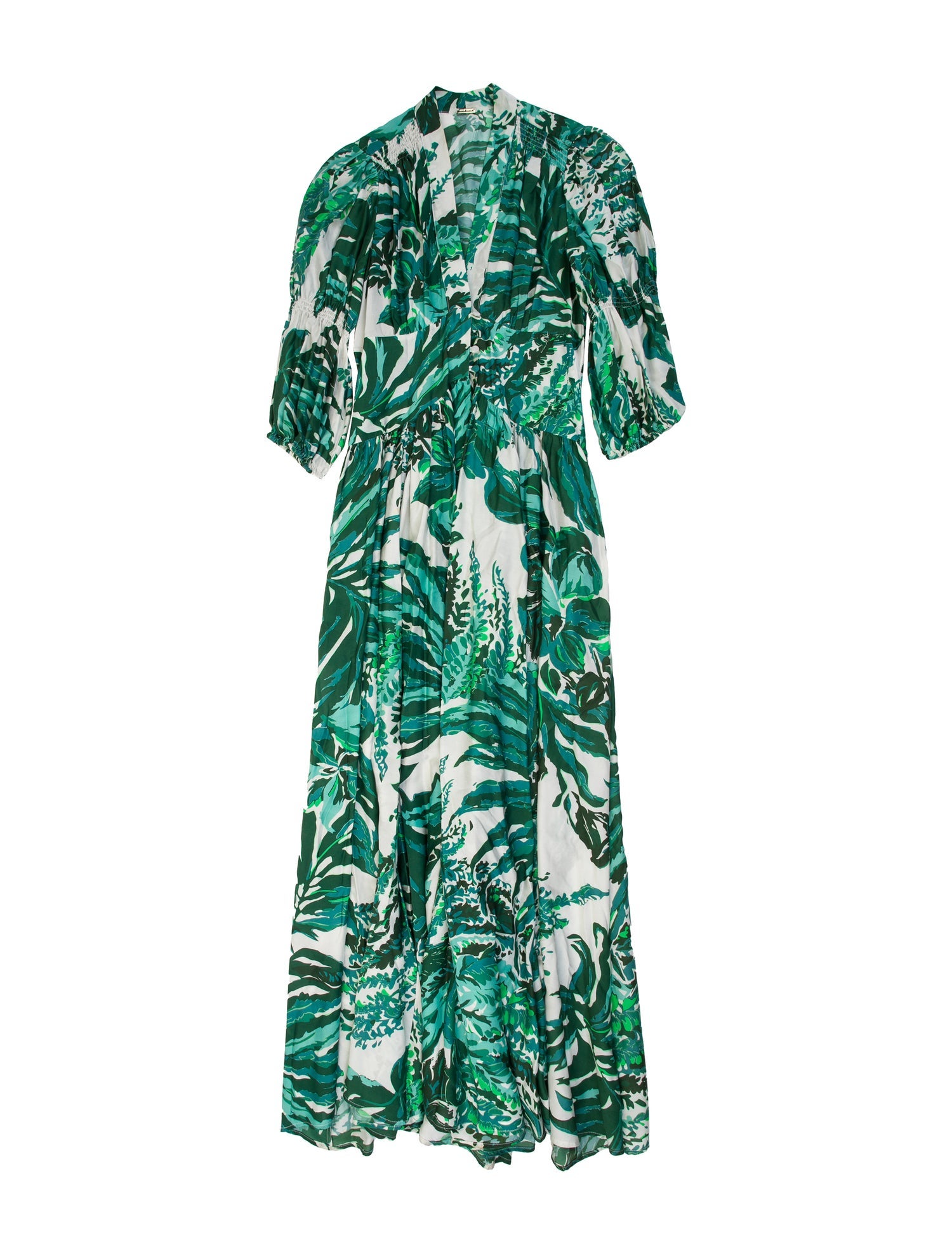 Cult Gaia Floral Print Long Dress