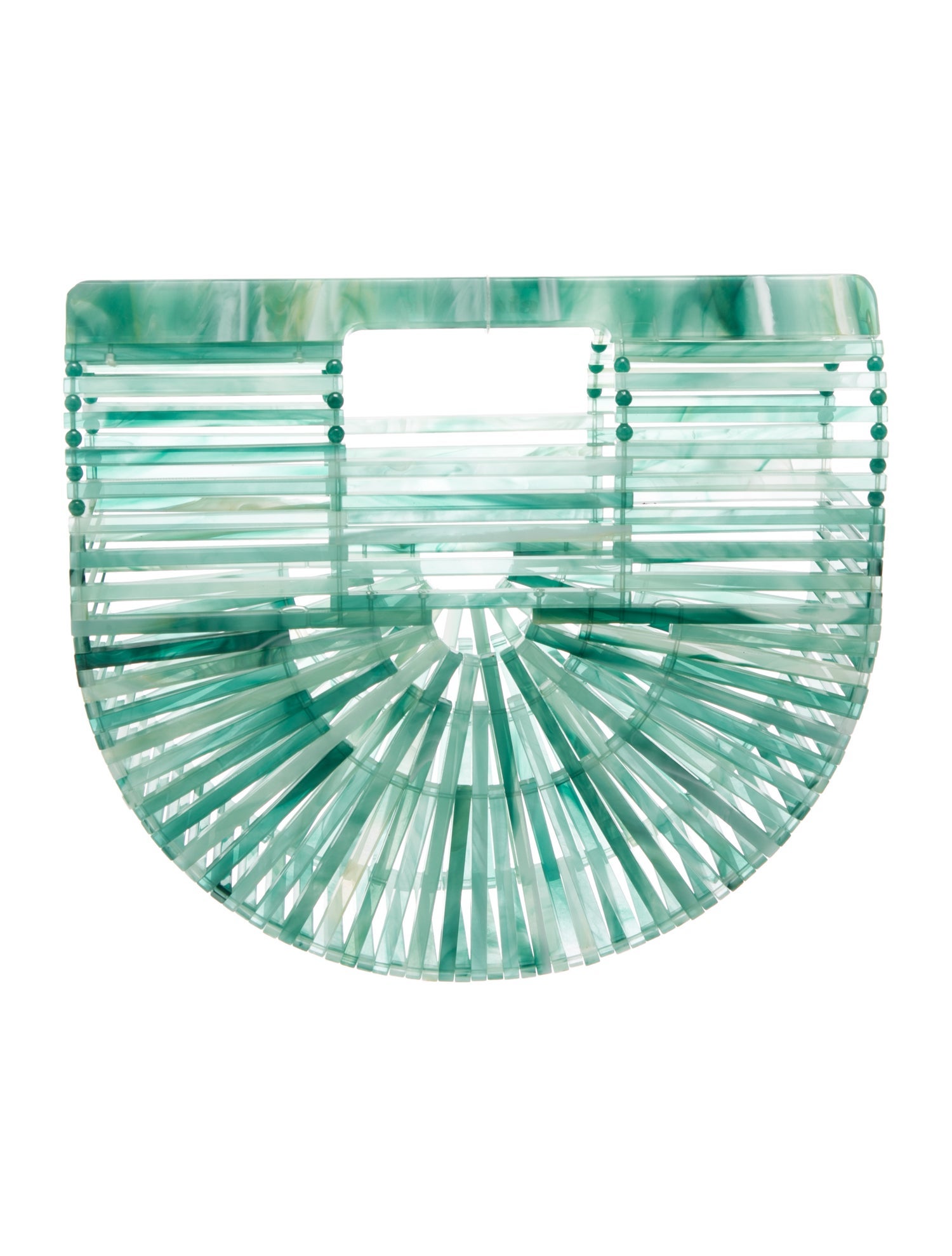 Cult Gaia Acrylic Top Handle Bag