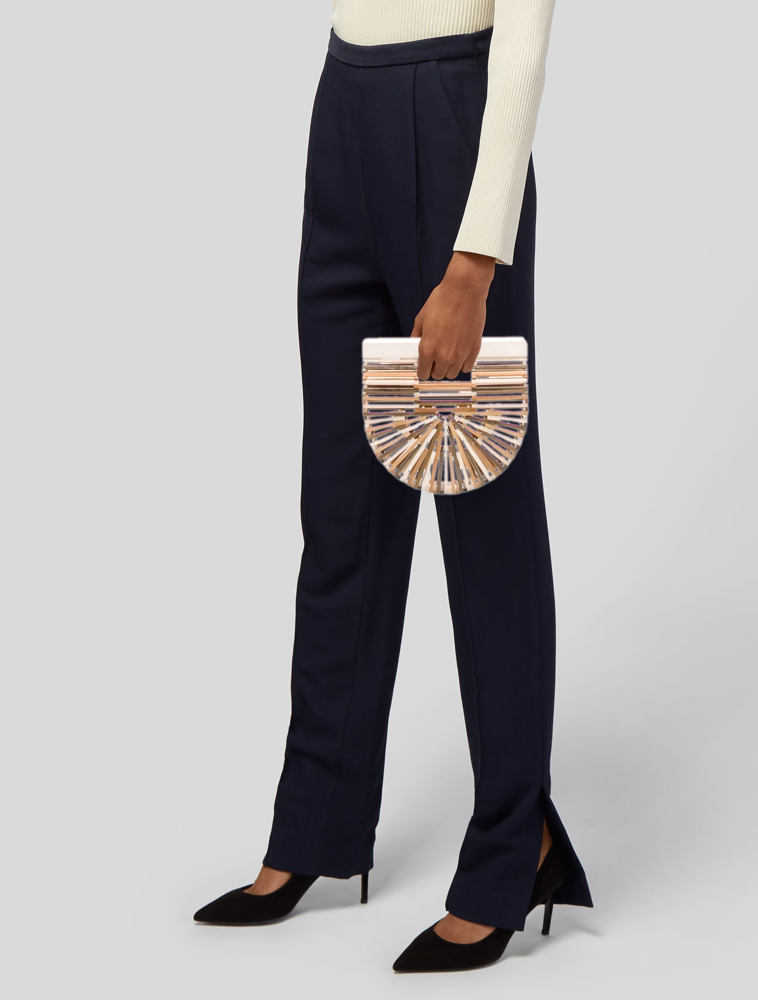 Cult Gaia Bamboo Top Handle Bag