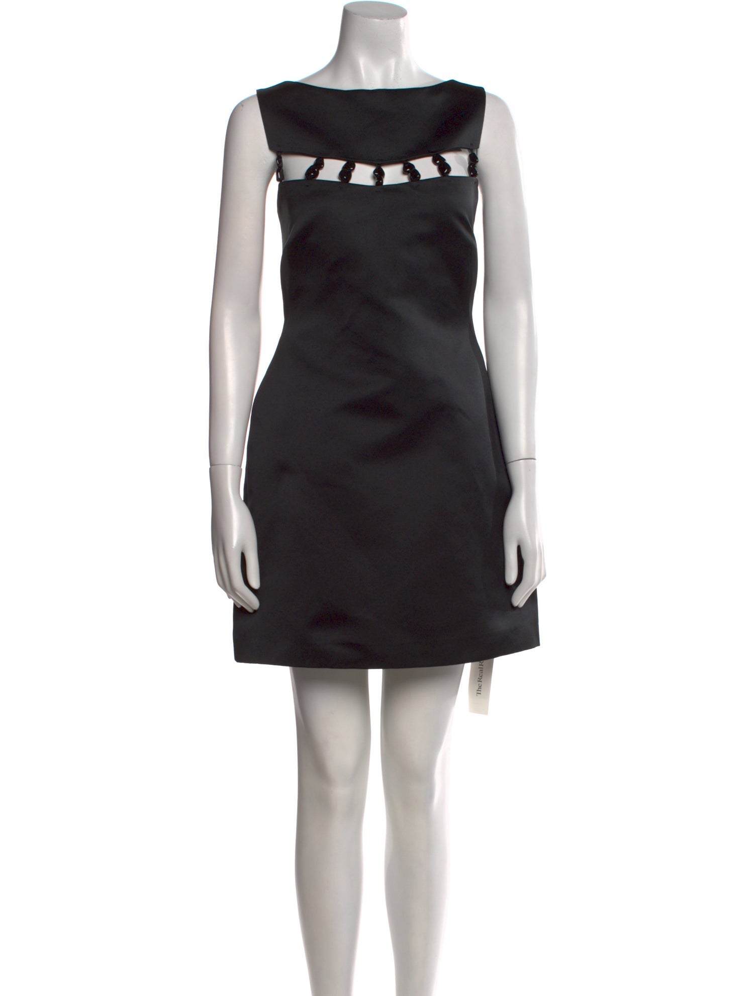 Cult Gaia Bateau Neckline Mini Dress