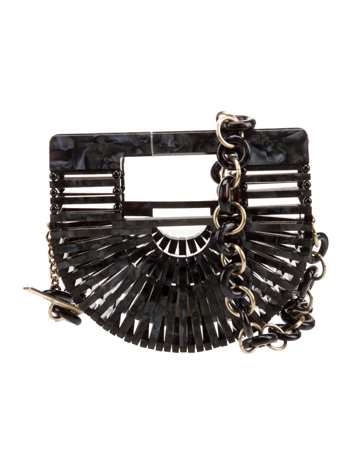 Cult Gaia Acrylic Clutch