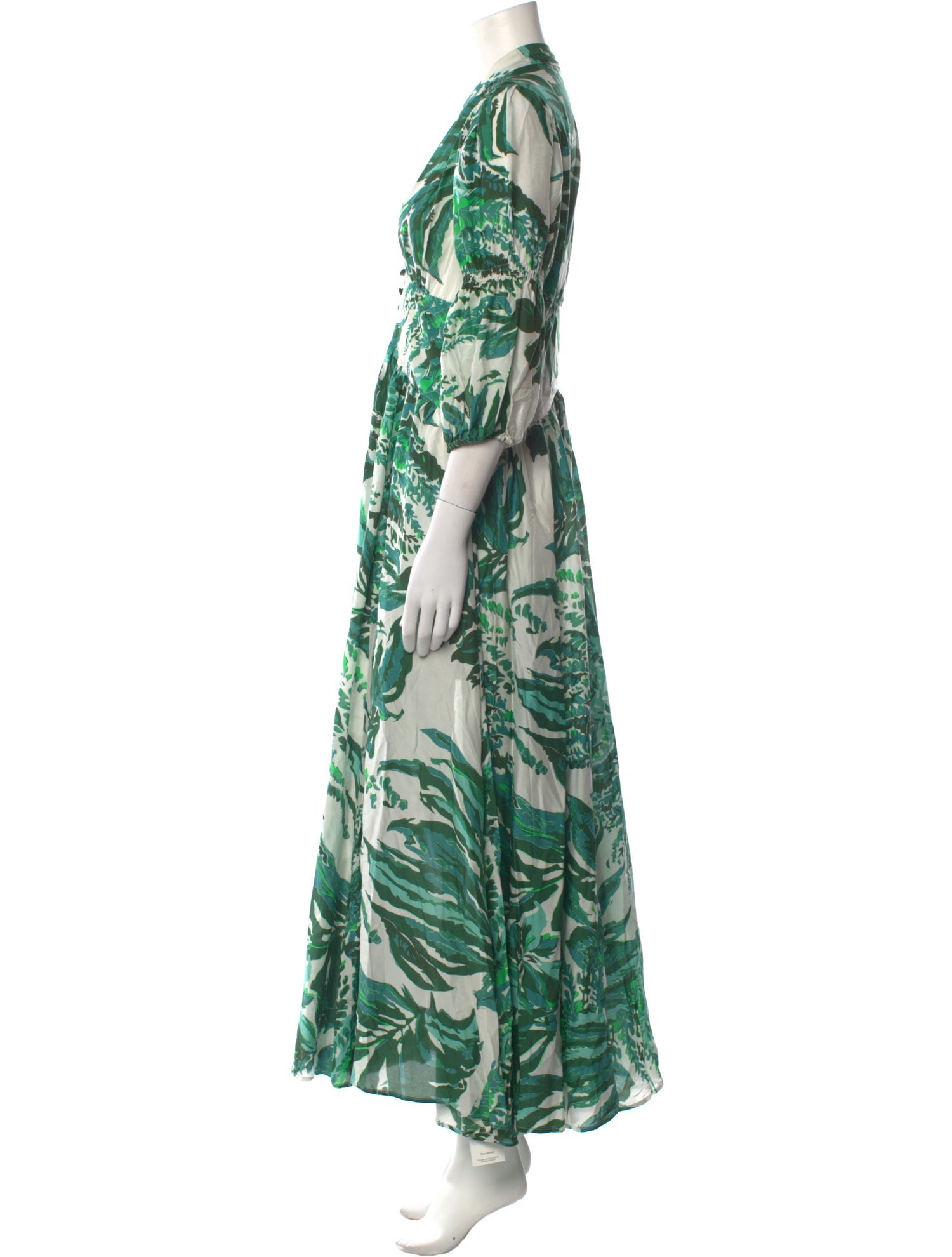Cult Gaia Floral Print Long Dress