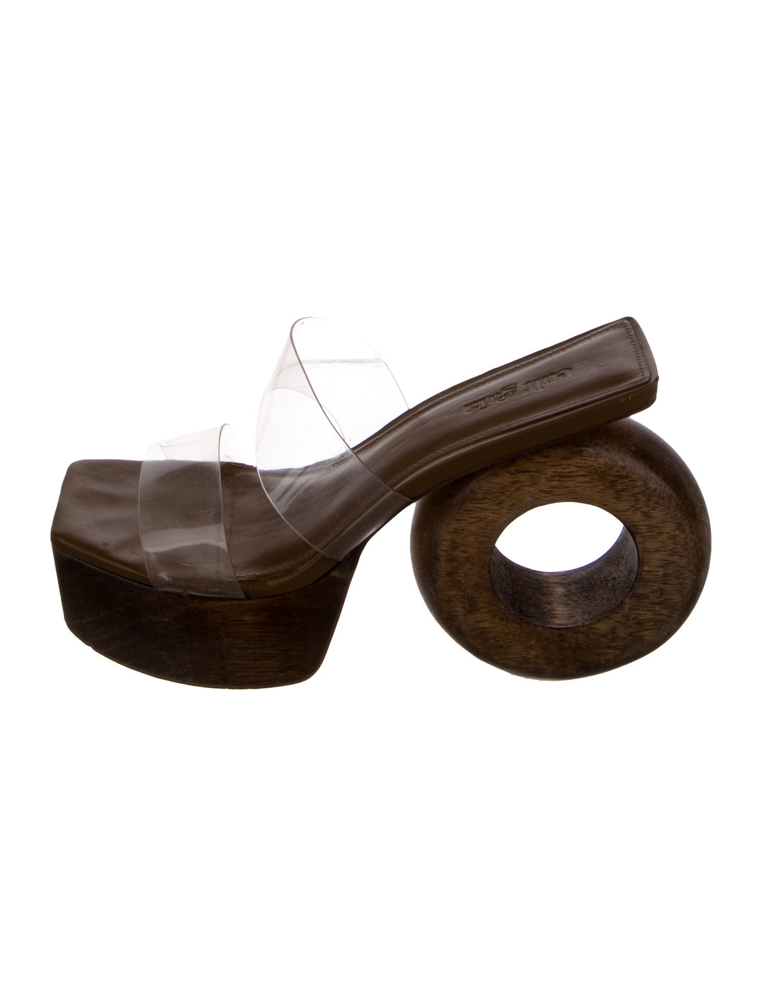 Cult Gaia PVC Slingback Sandals