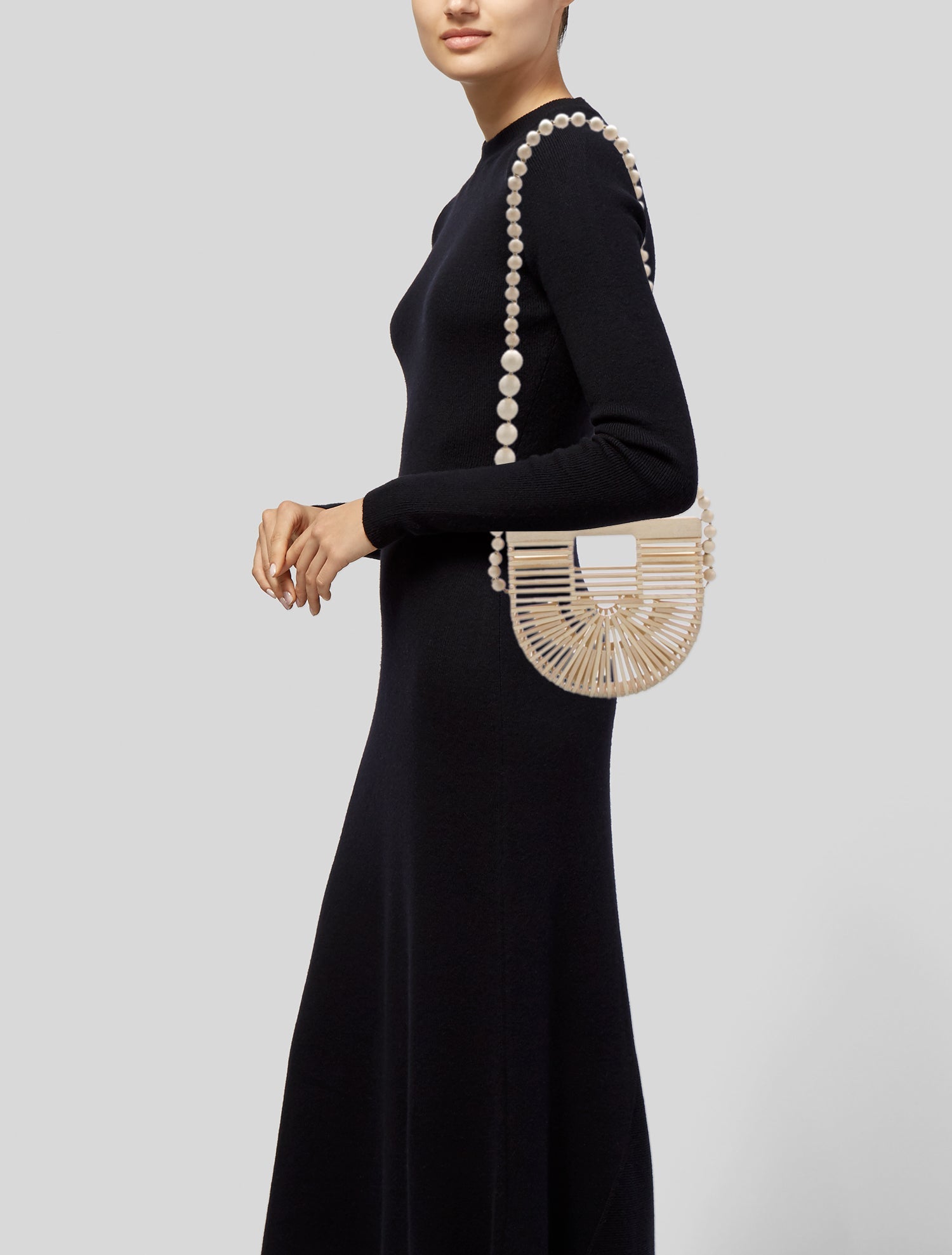 Cult Gaia Bamboo Top Handle Bag