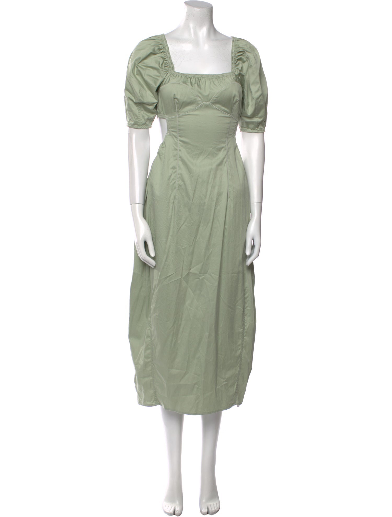 Cult Gaia Square Neckline Long Dress