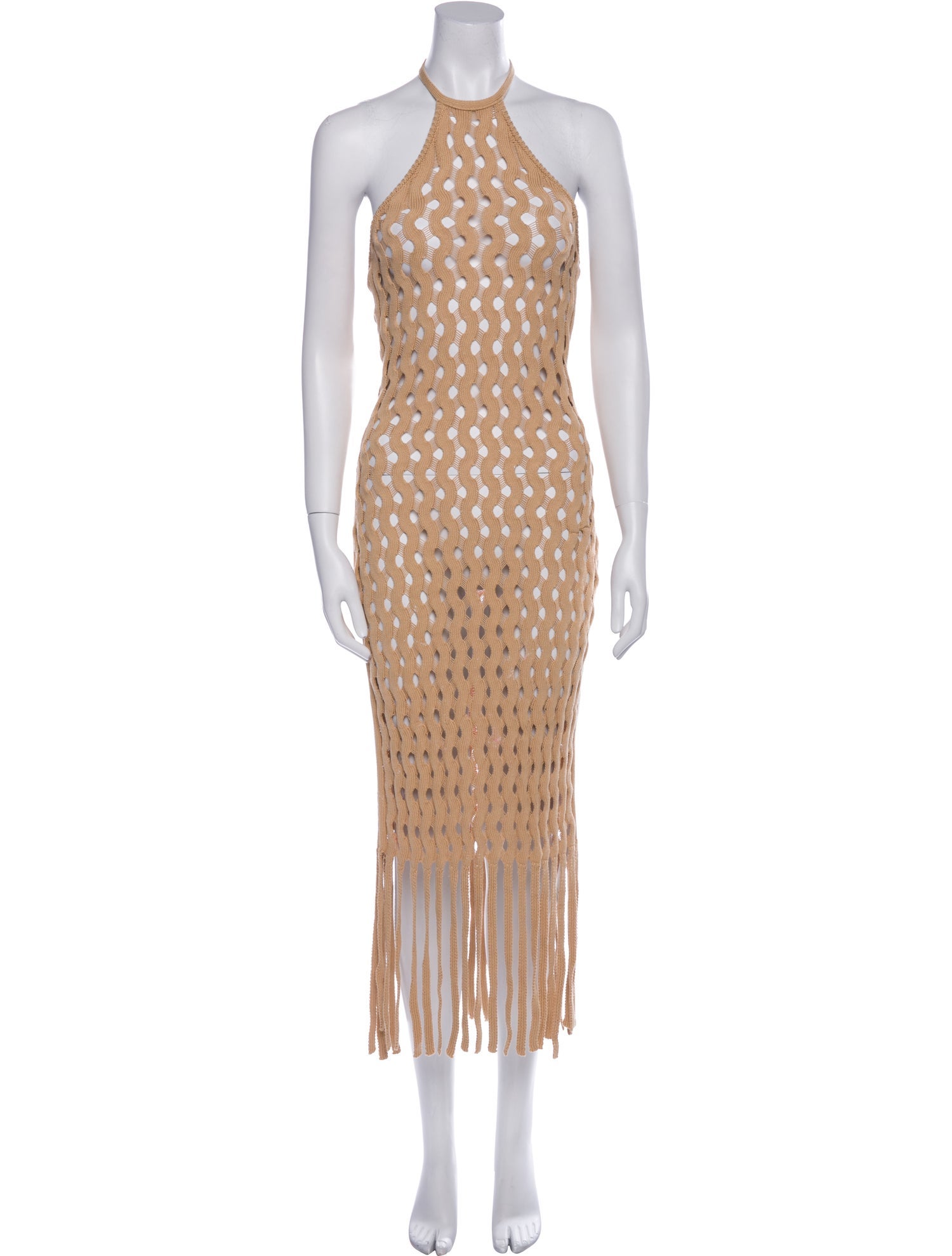 Cult Gaia Patterned Knee-Length Dress