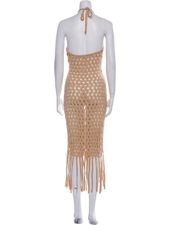 Cult Gaia Patterned Knee-Length Dress