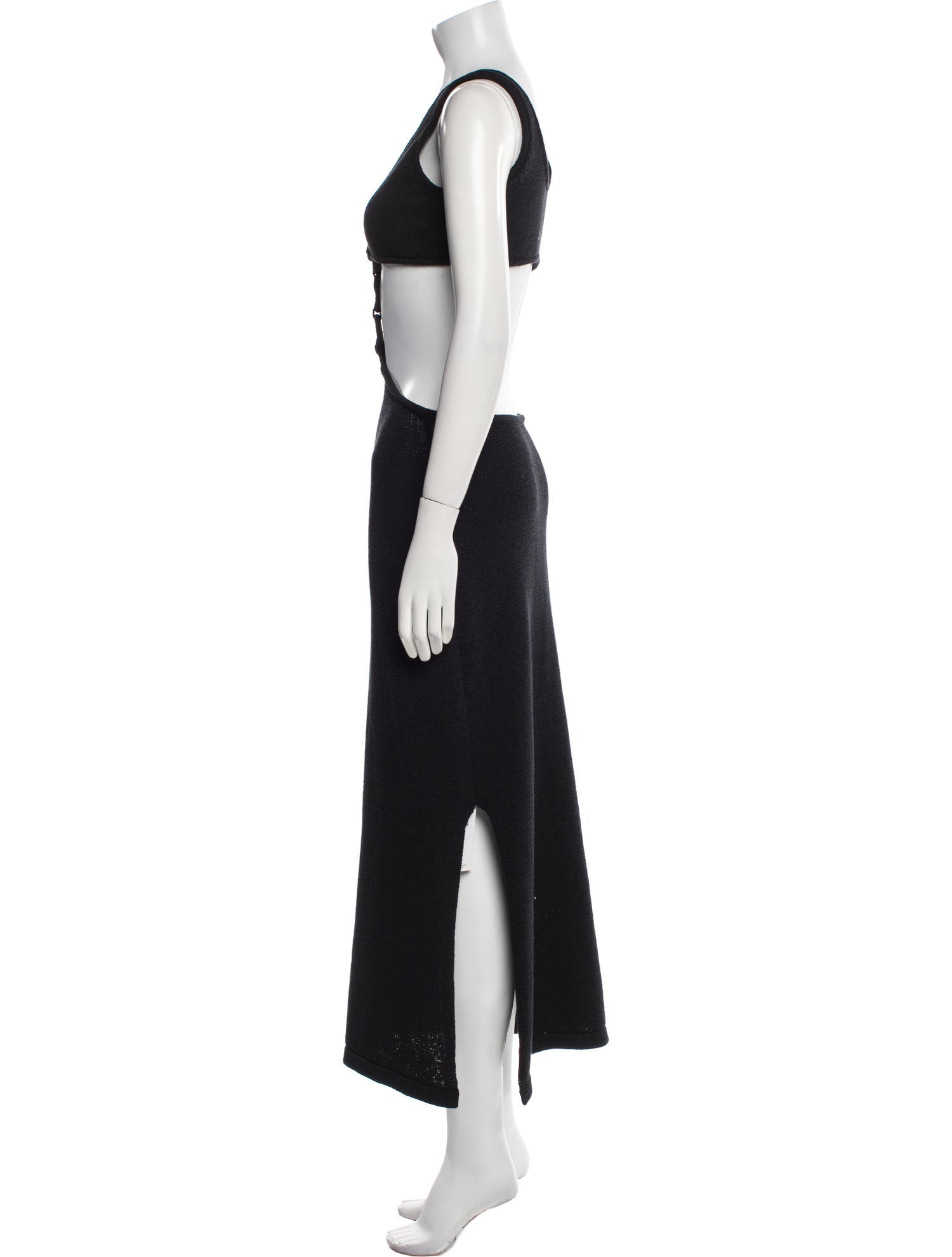 Cult Gaia V-Neck Long Dress