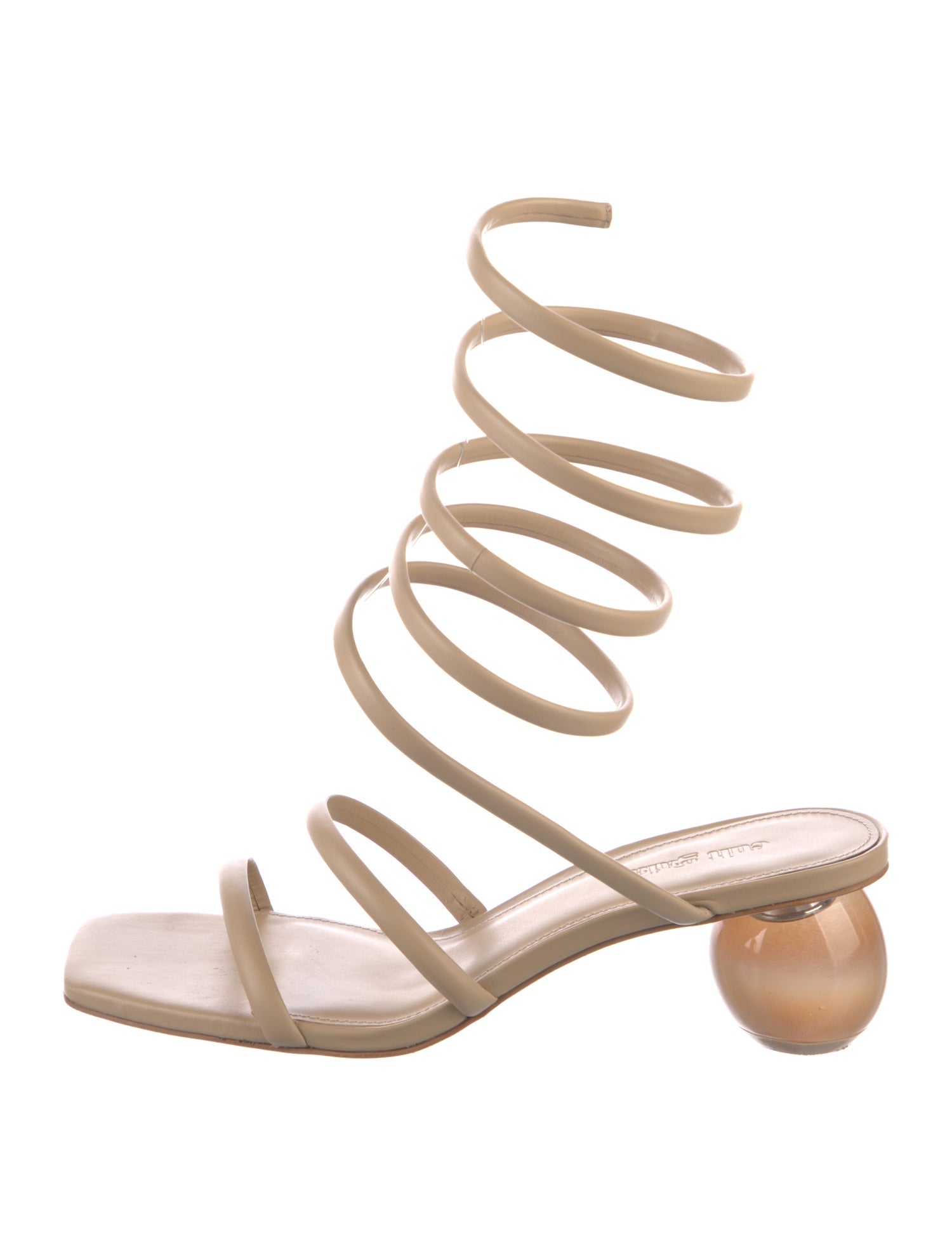 Cult Gaia Leather Gladiator Sandals