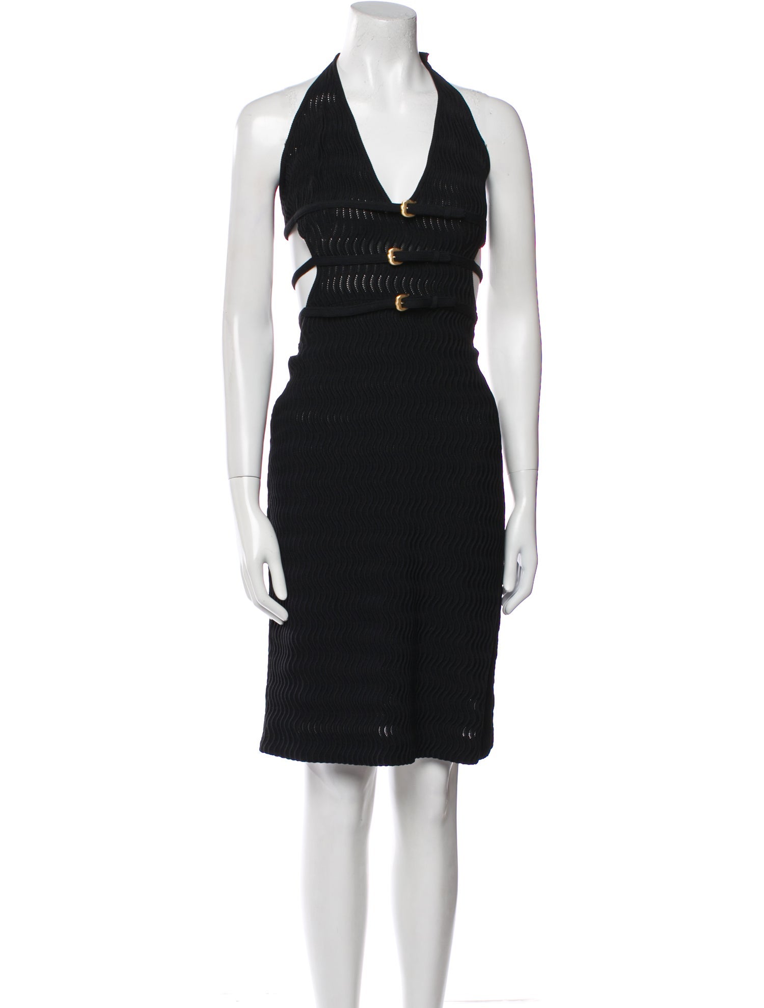 Cult Gaia Halterneck Mini Dress