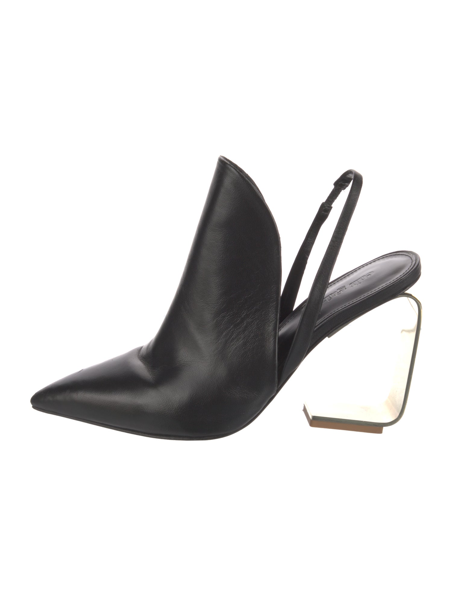 Cult Gaia Leather Slingback Pumps