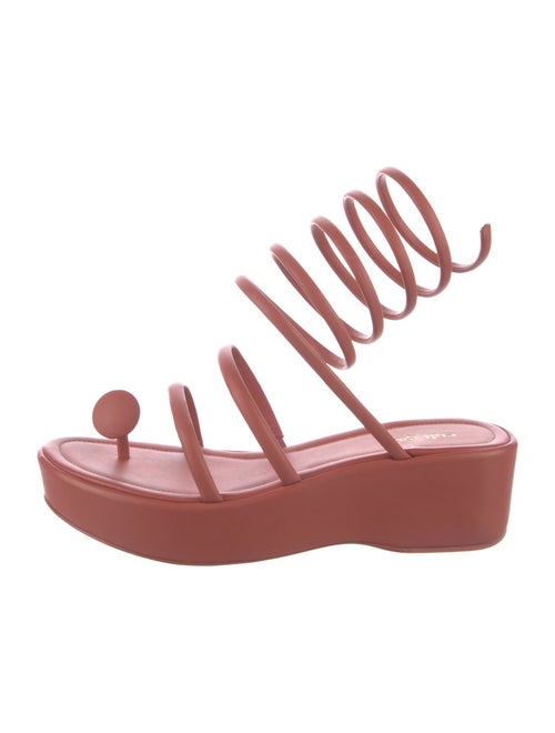 Cult Gaia Leather Gladiator Sandals