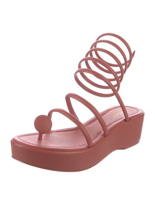 Cult Gaia Leather Gladiator Sandals