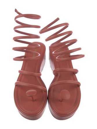 Cult Gaia Leather Gladiator Sandals