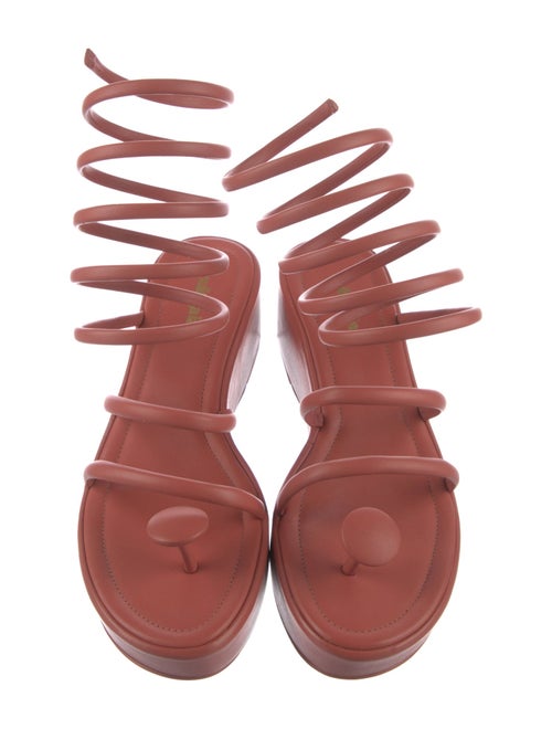 Cult Gaia Leather Gladiator Sandals