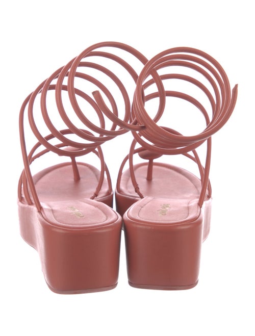 Cult Gaia Leather Gladiator Sandals