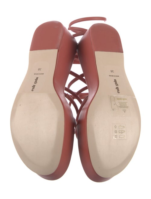 Cult Gaia Leather Gladiator Sandals