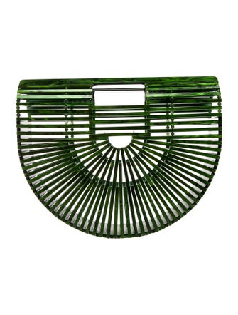 Cult Gaia Acrylic Top Handle Bag