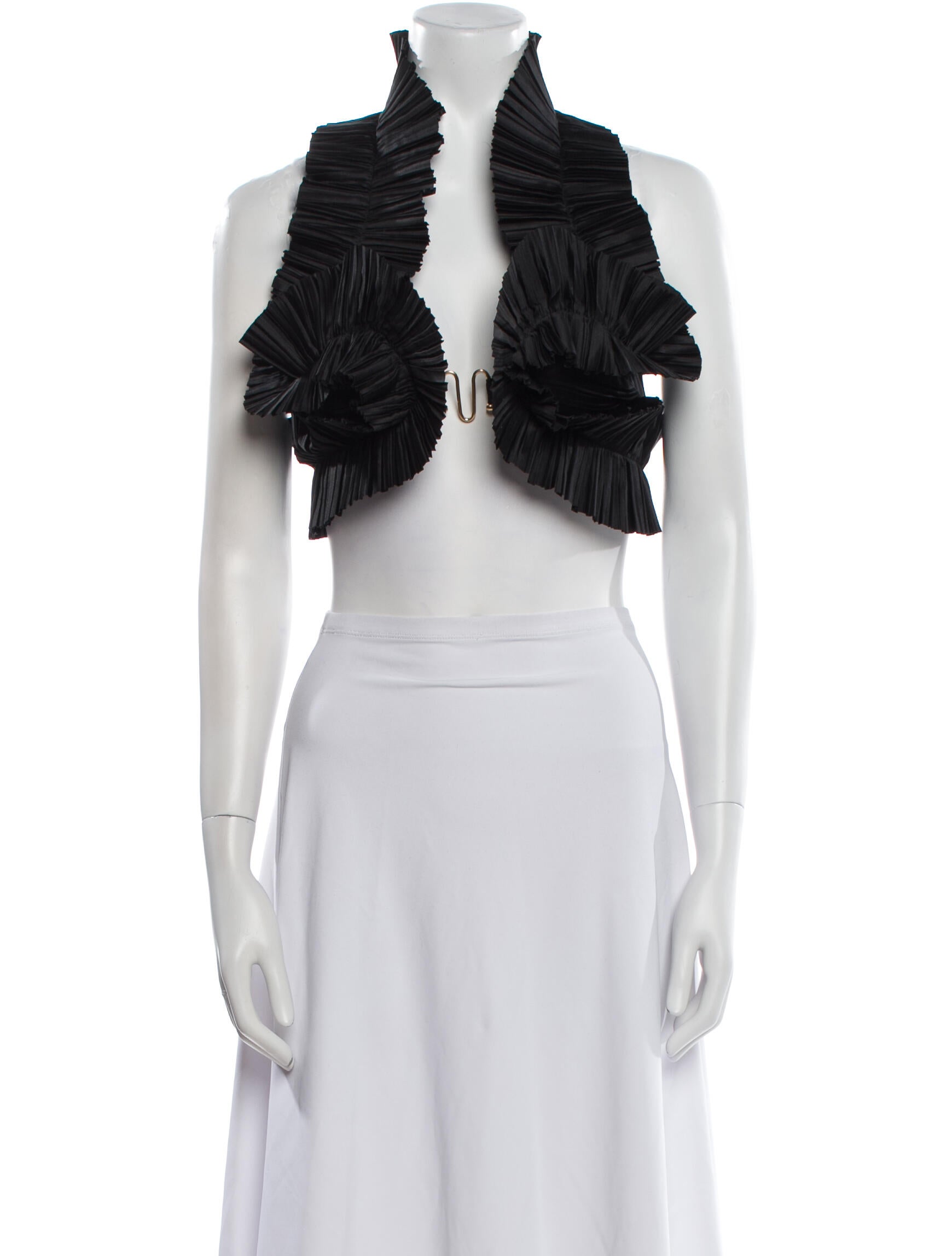 Cult Gaia V-Neck Sleeveless Crop Top w/ Tags