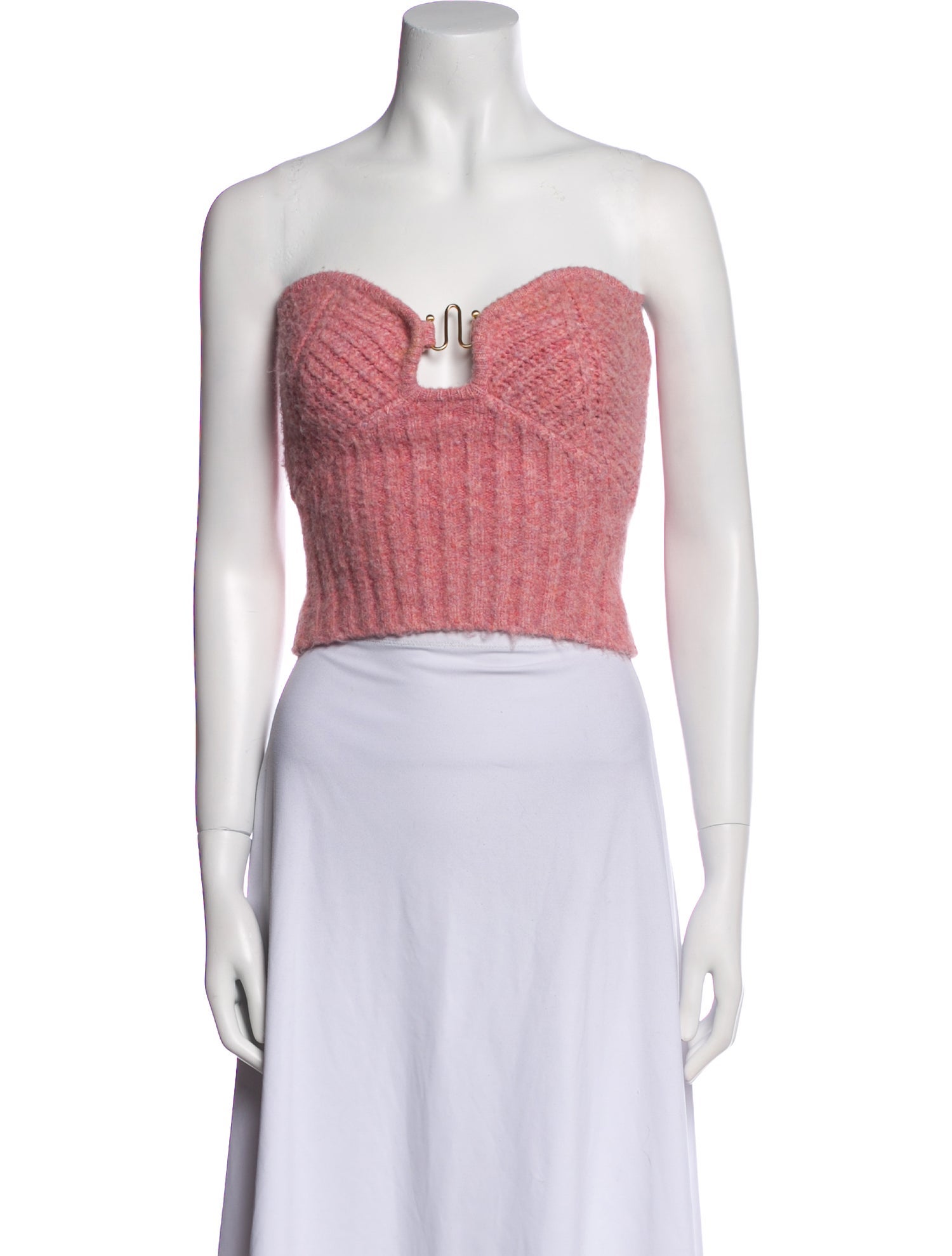 Cult Gaia Strapless Crop Top