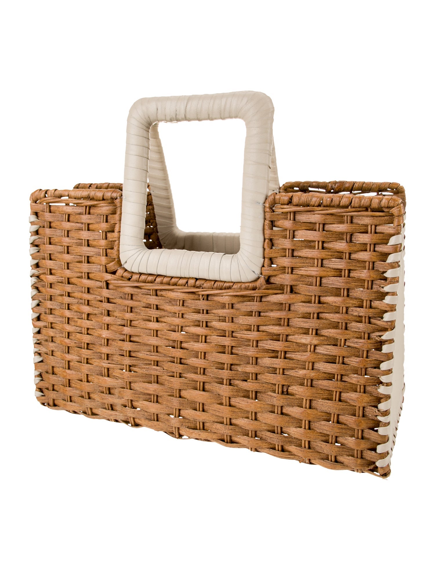 Cult Gaia Rattan Top Handle Bag