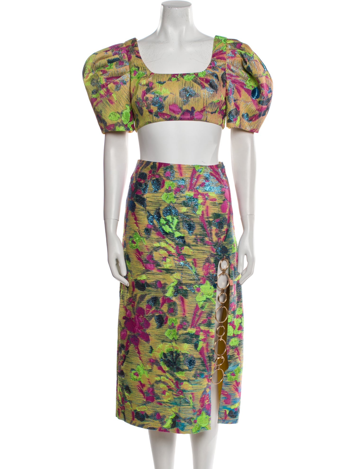 Cult Gaia Floral Print Skirt Set w/ Tags