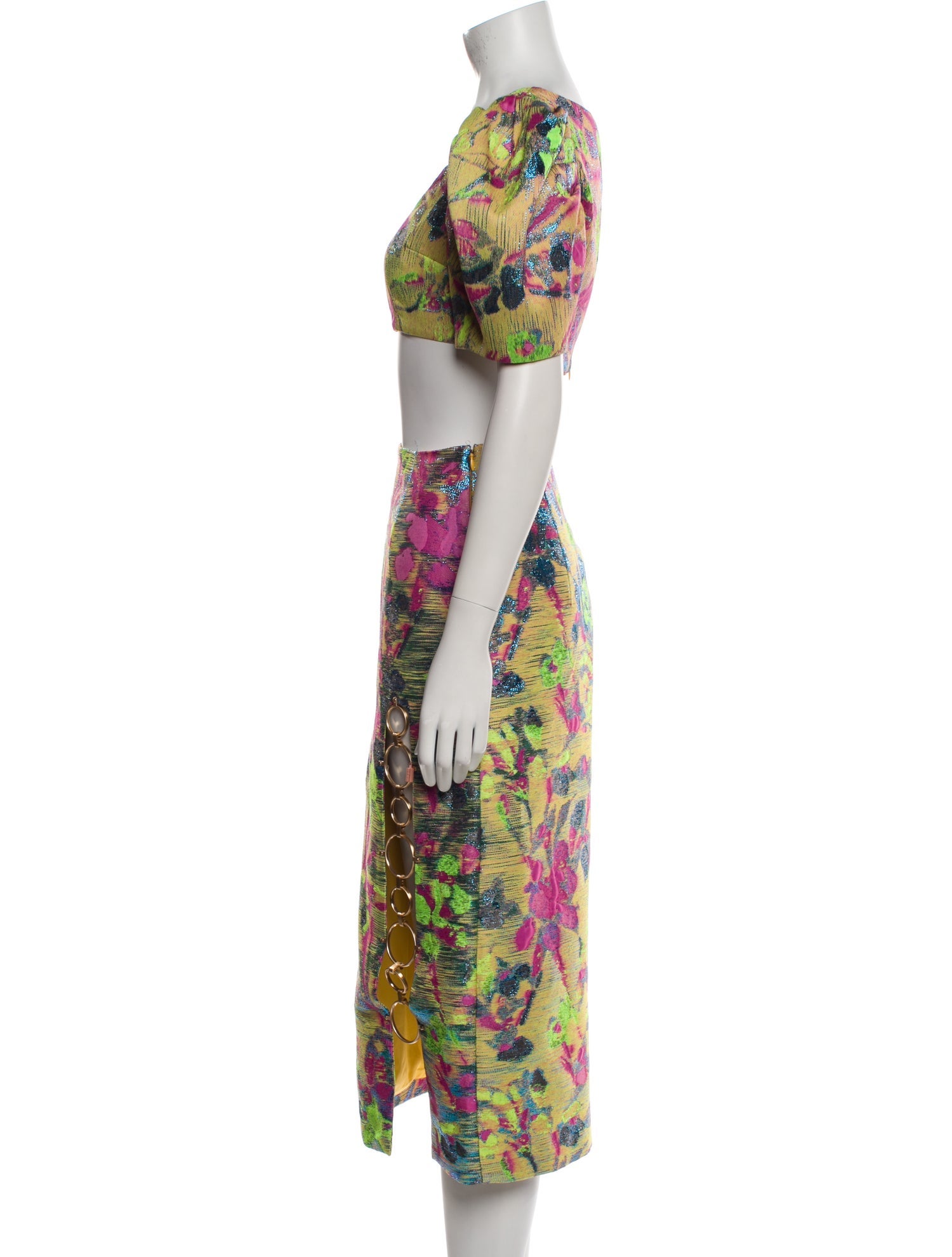 Cult Gaia Floral Print Skirt Set w/ Tags