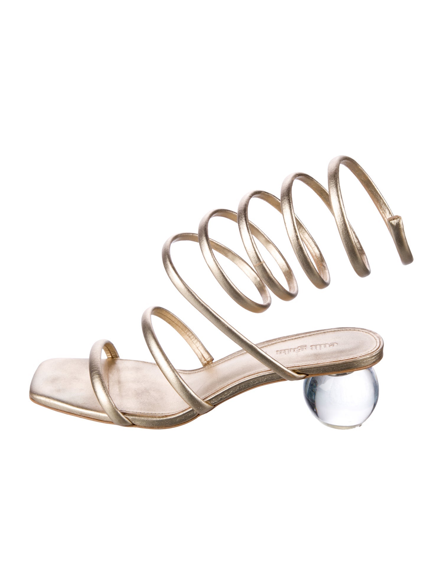 Cult Gaia Leather Gladiator Sandals