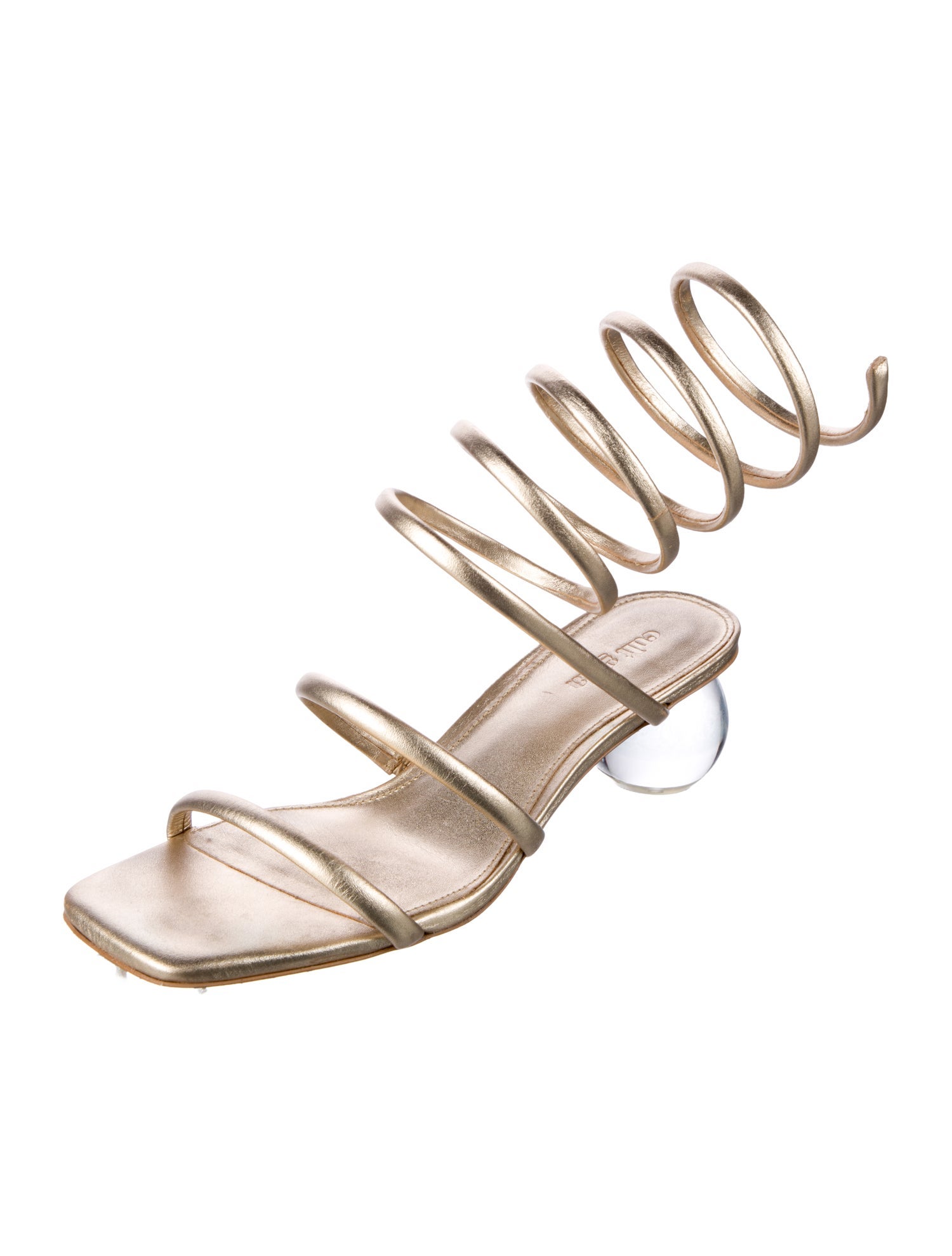Cult Gaia Leather Gladiator Sandals