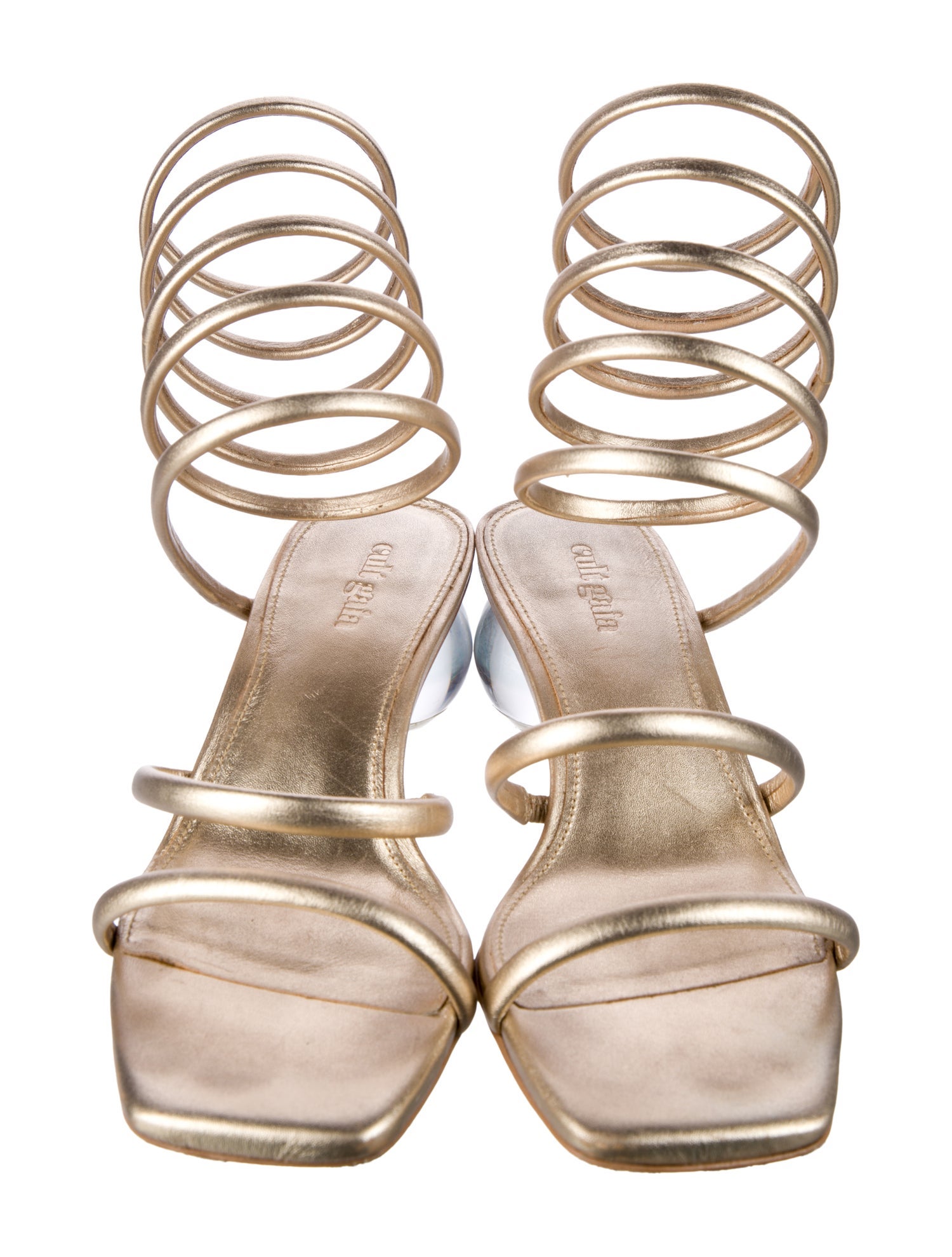 Cult Gaia Leather Gladiator Sandals