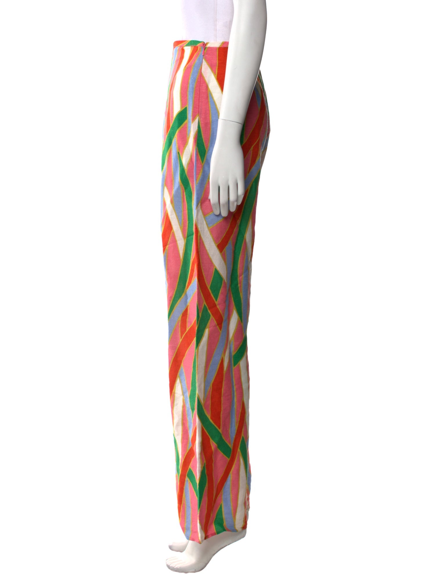 Cult Gaia Printed Wide Leg Pants