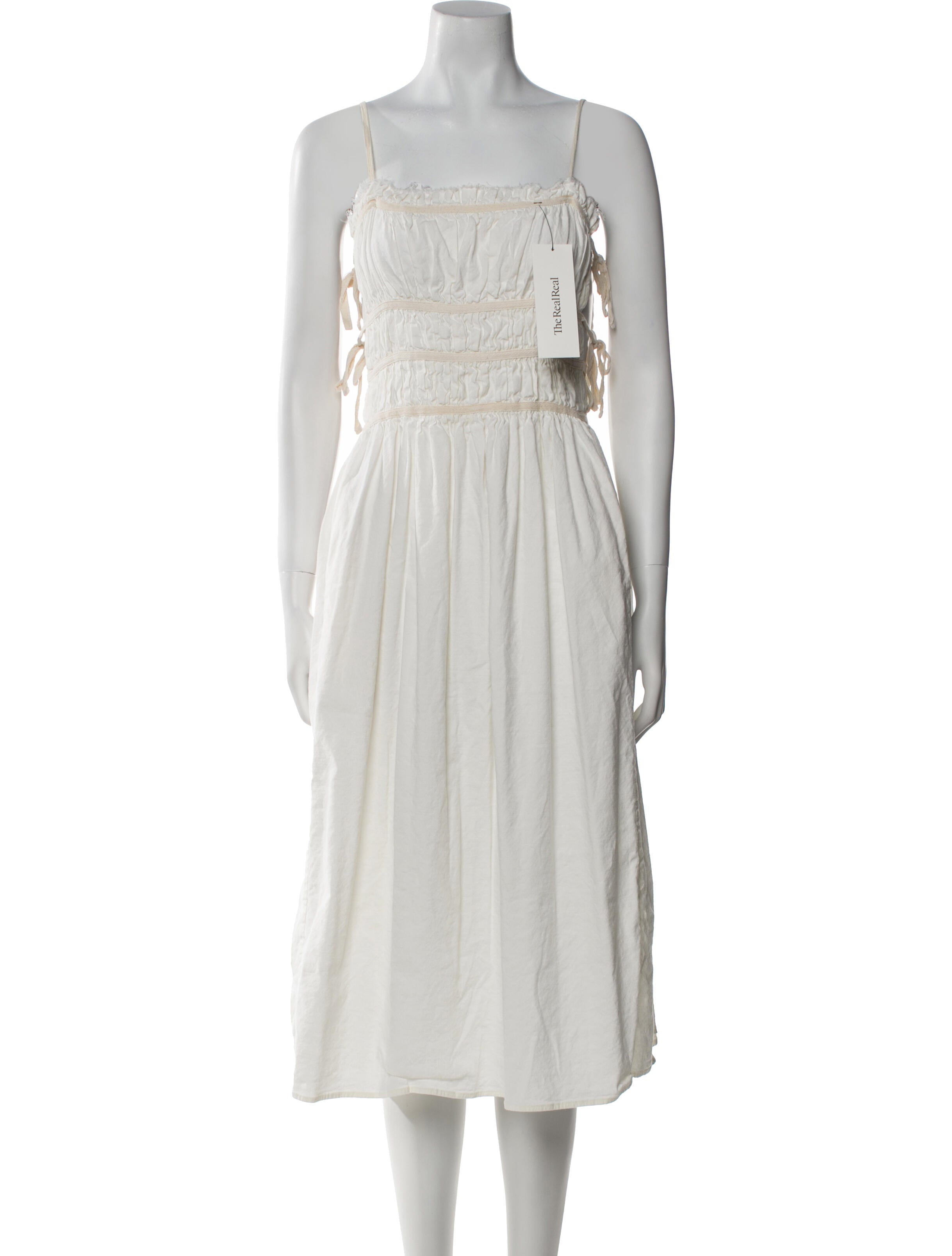 Cult Gaia Square Neckline Midi Length Dress